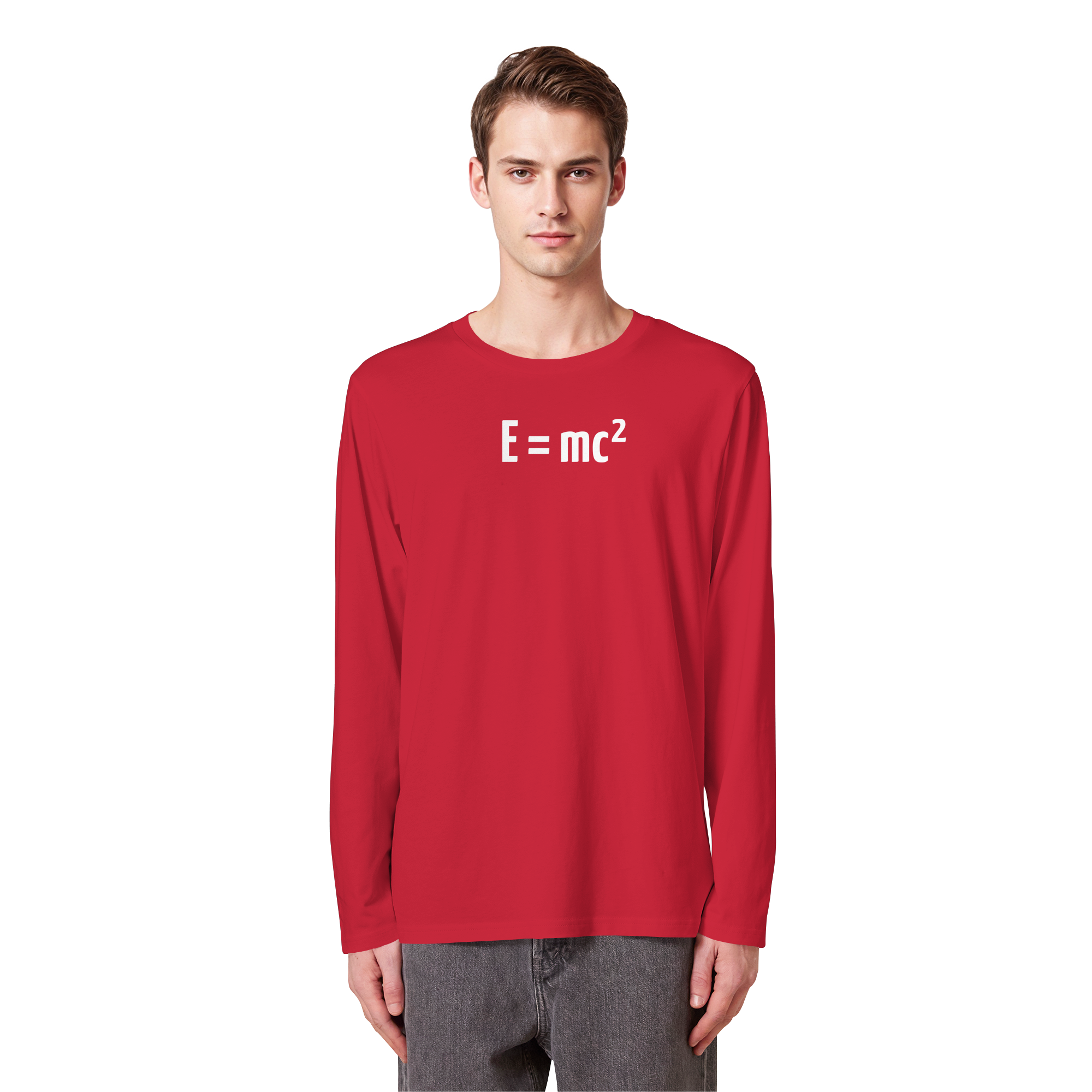 WHITE FRONT (K3) - Organic Longsleeve T-Shirt