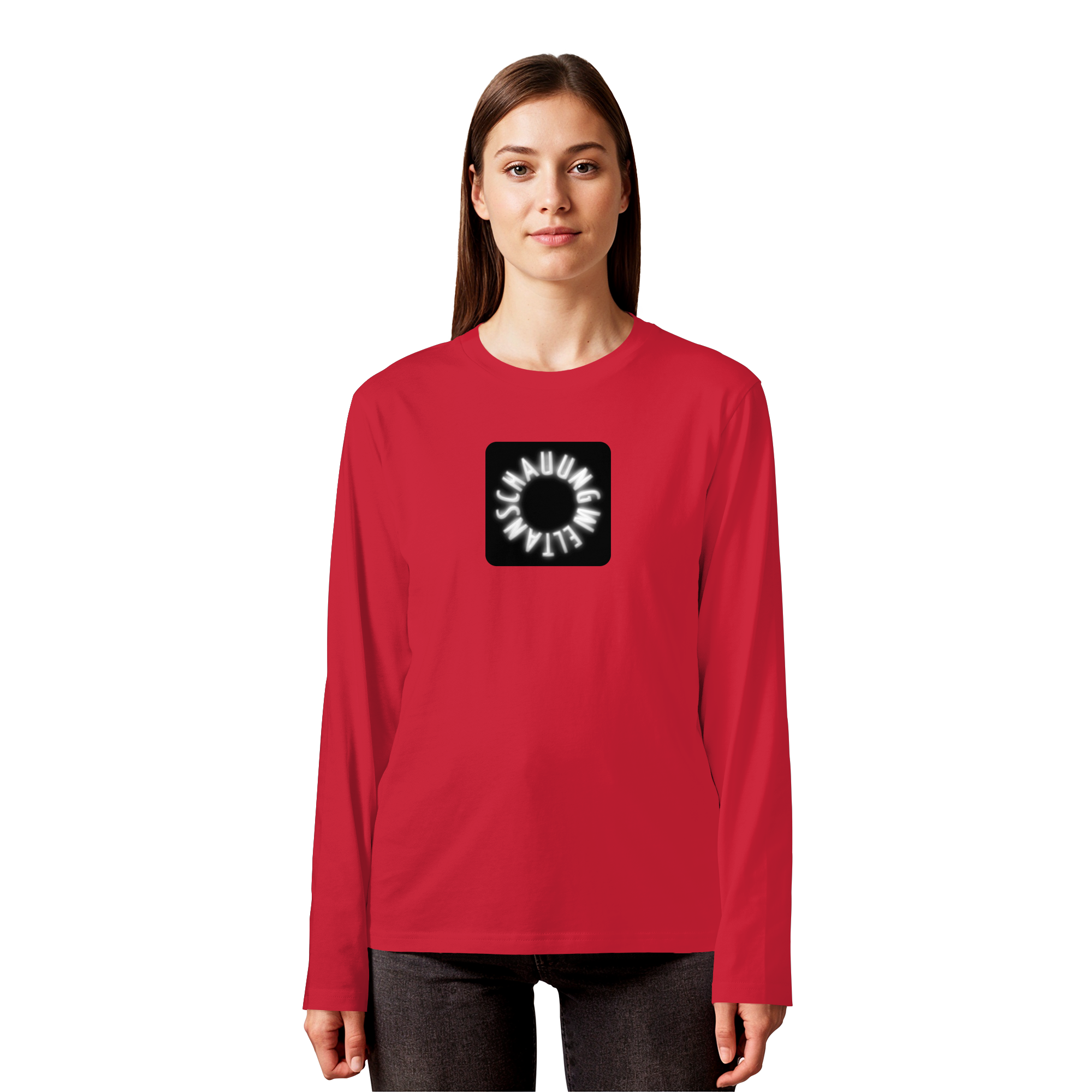 WHITE FRONT (K5) - Organic Longsleeve T-Shirt