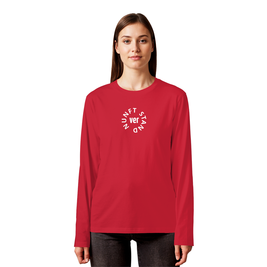 WHITE FRONT (K4) - Organic Longsleeve T-Shirt
