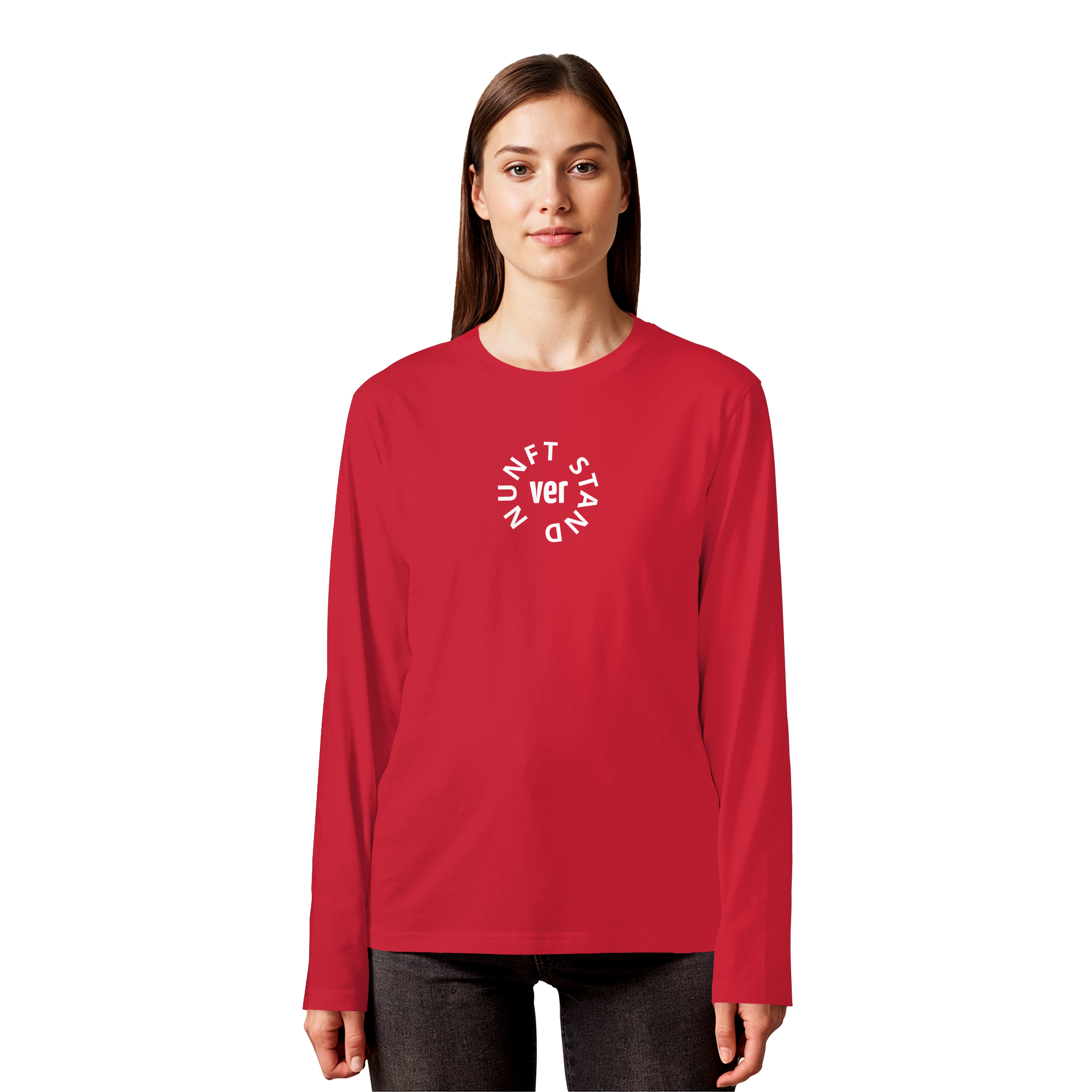 WHITE FRONT (K4) - Organic Longsleeve T-Shirt