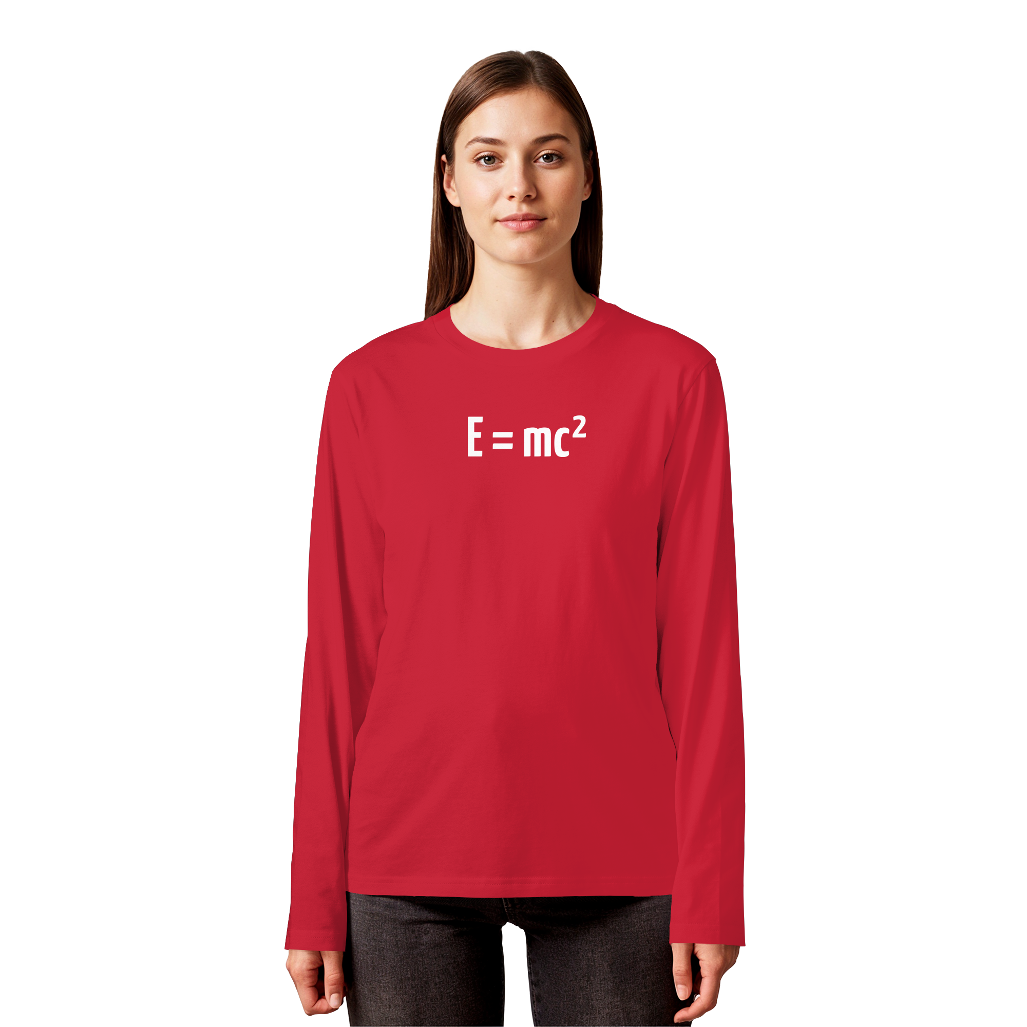 WHITE FRONT (K3) - Organic Longsleeve T-Shirt