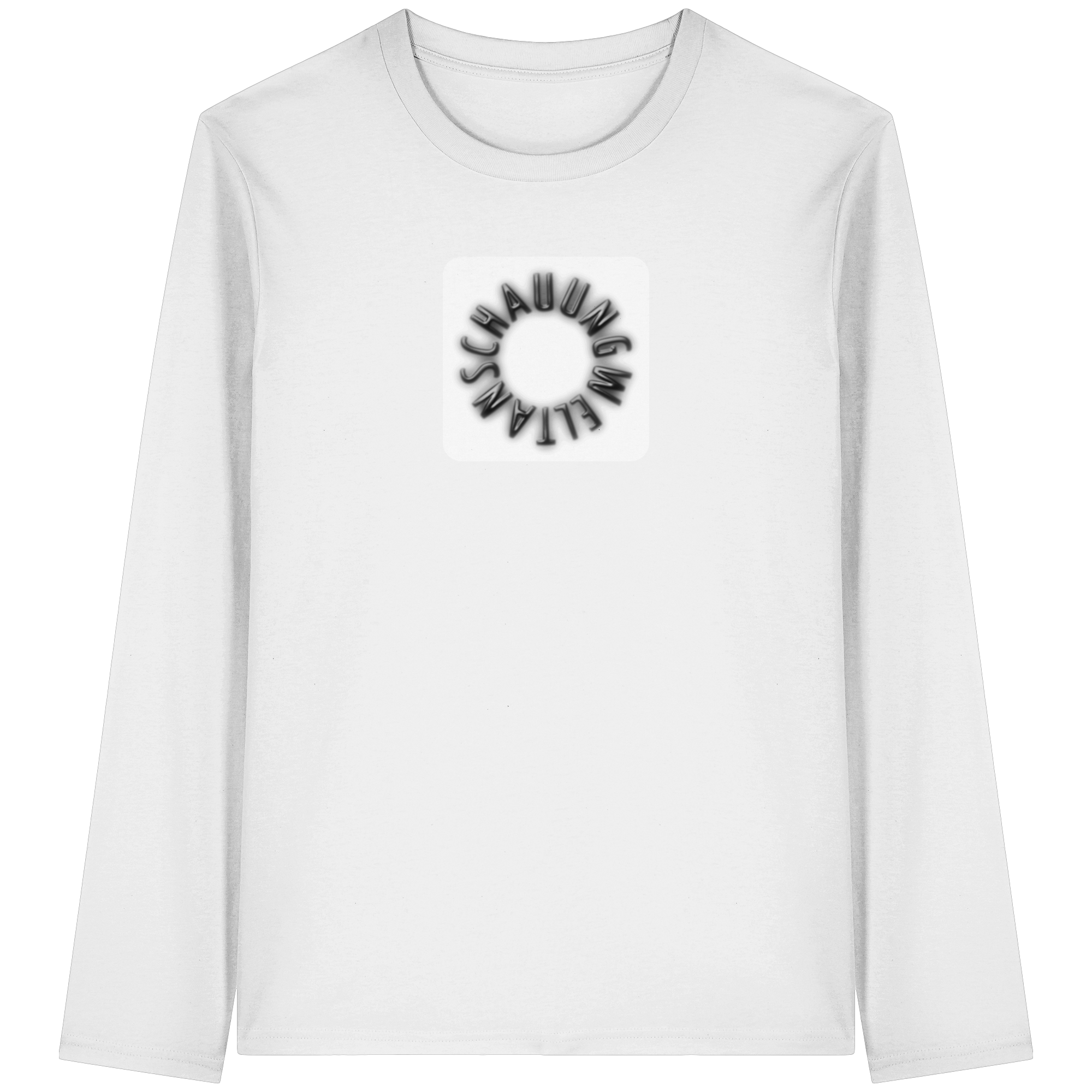 BLACK FRONT (K5) - Organic Longsleeve T-Shirt