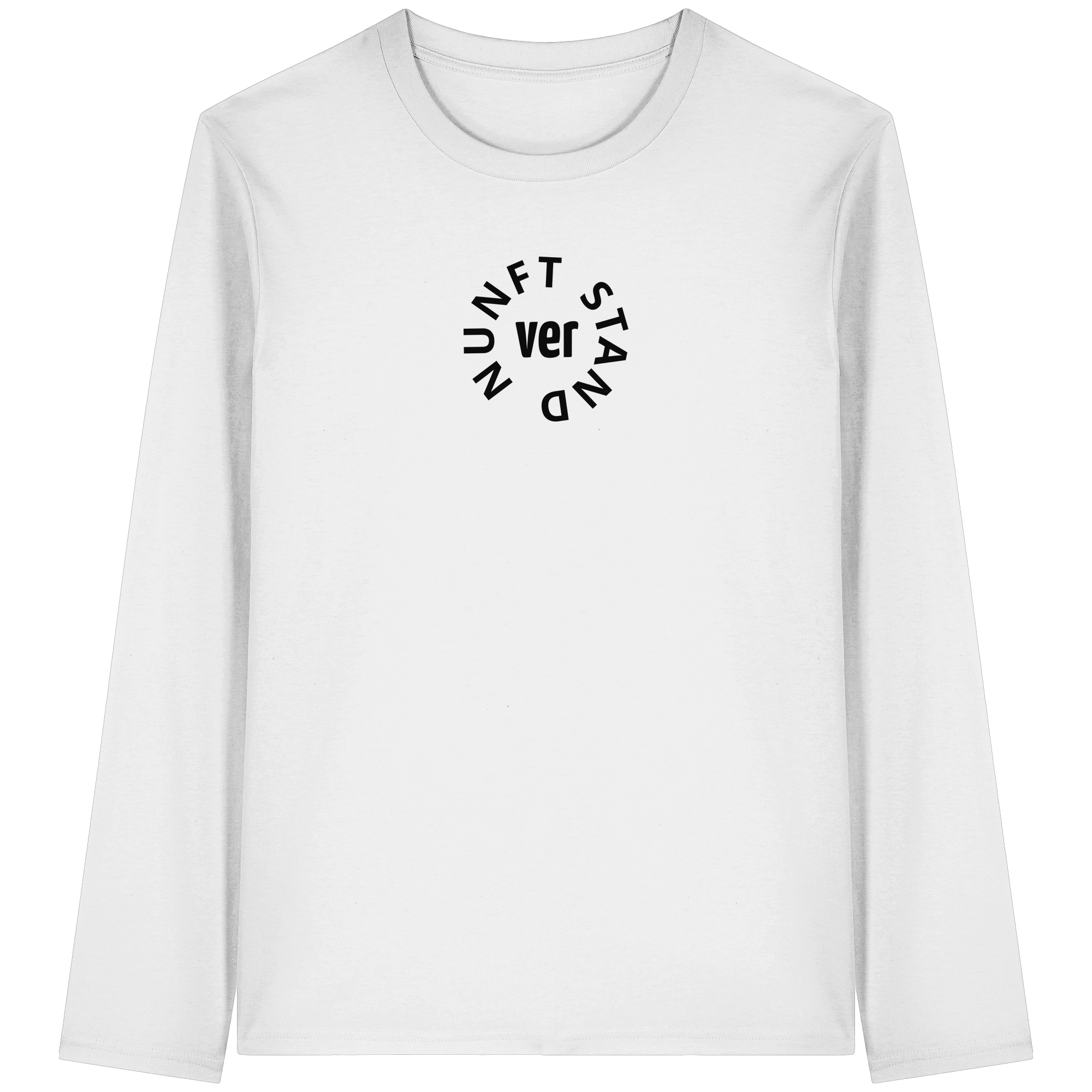 BLACK FRONT (K4) - Organic Longsleeve T-Shirt