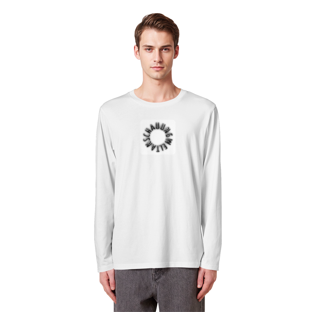 BLACK FRONT (K5) - Organic Longsleeve T-Shirt