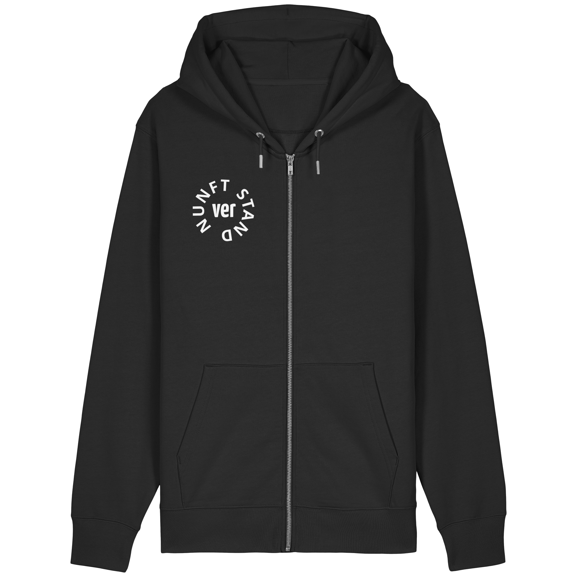 WHITE FRONT (K4) - Organic Relaxed Zipper