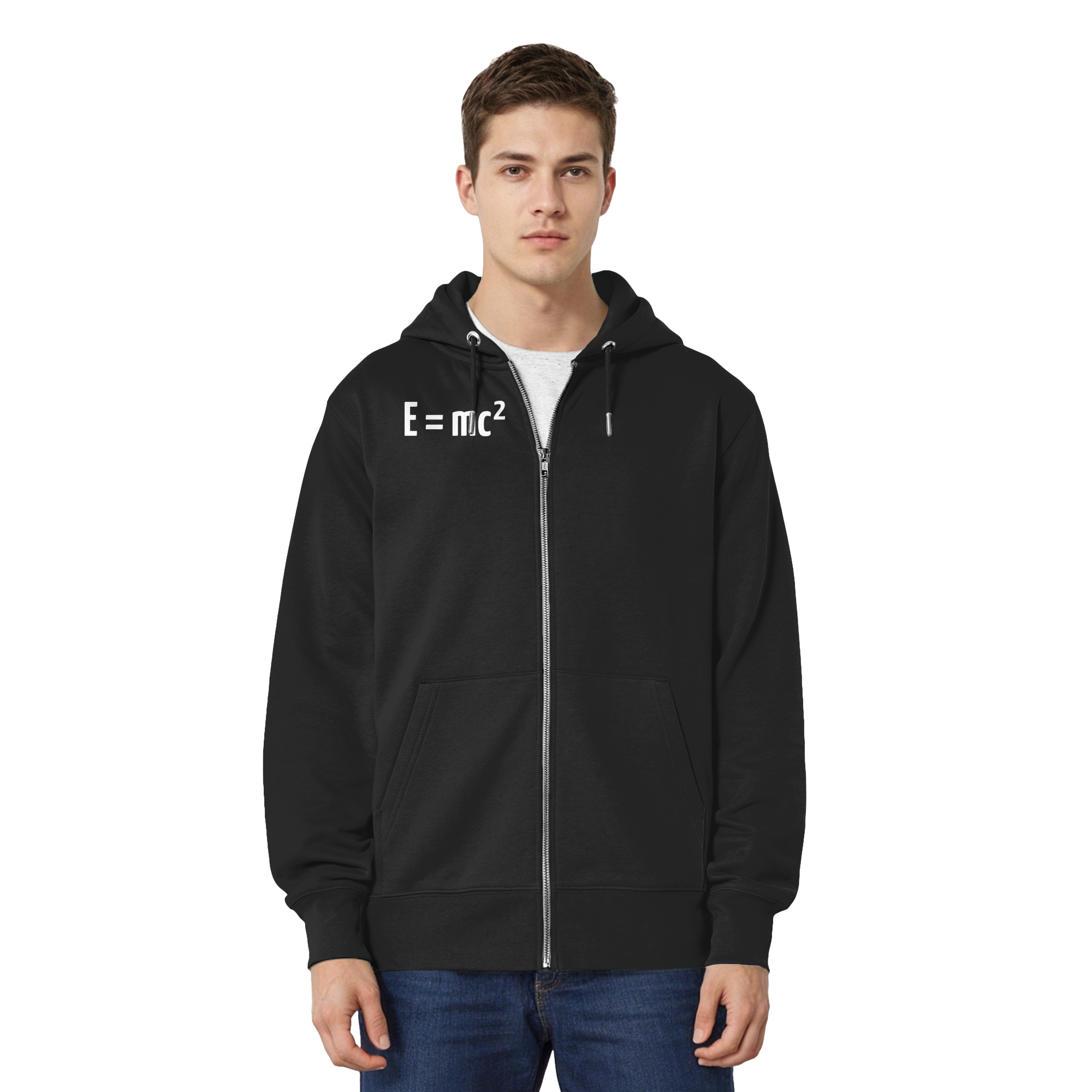 WHITE FRONT (K3) - Organic Relaxed Zipper