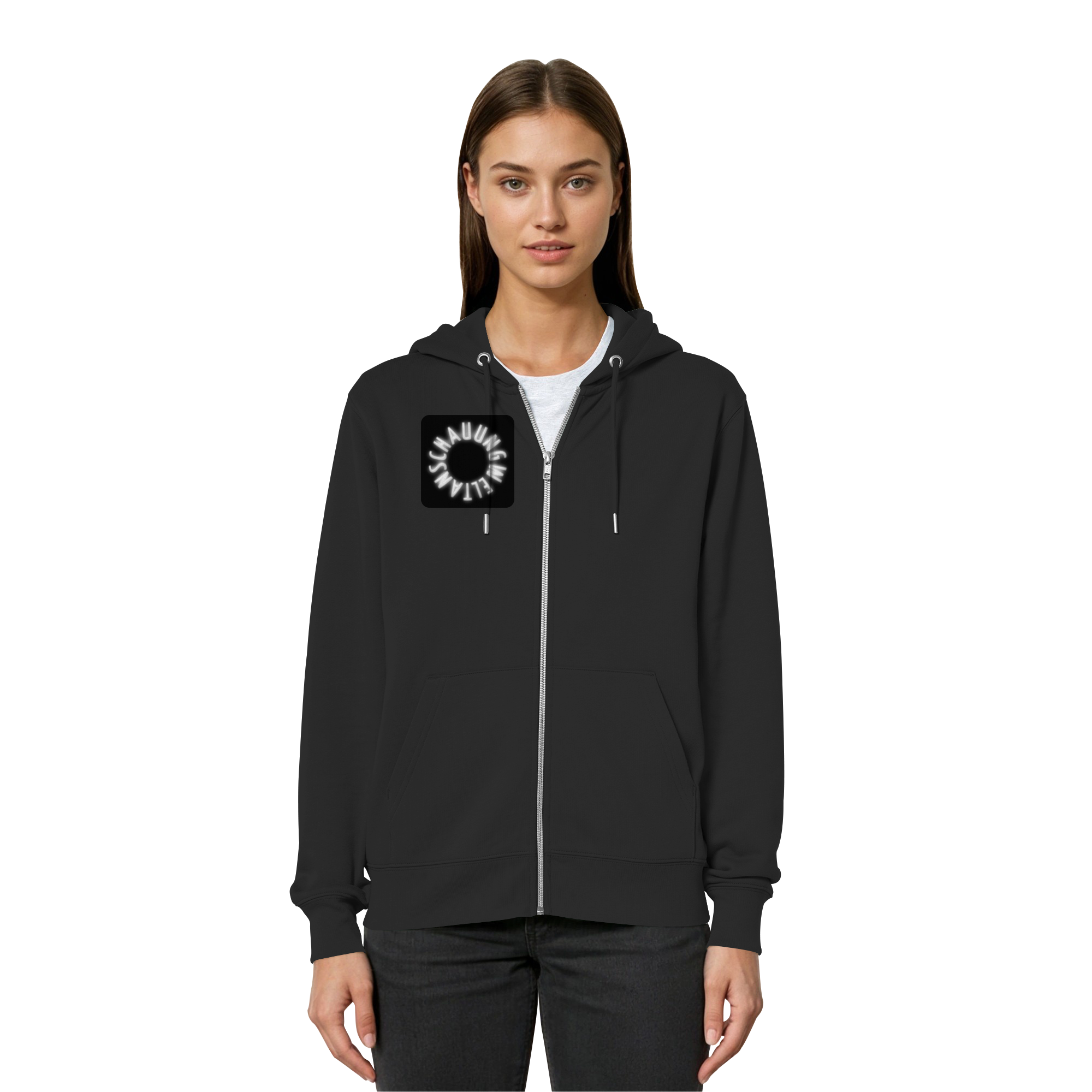 WHITE FRONT (K5) - Organic Relaxed Zipper