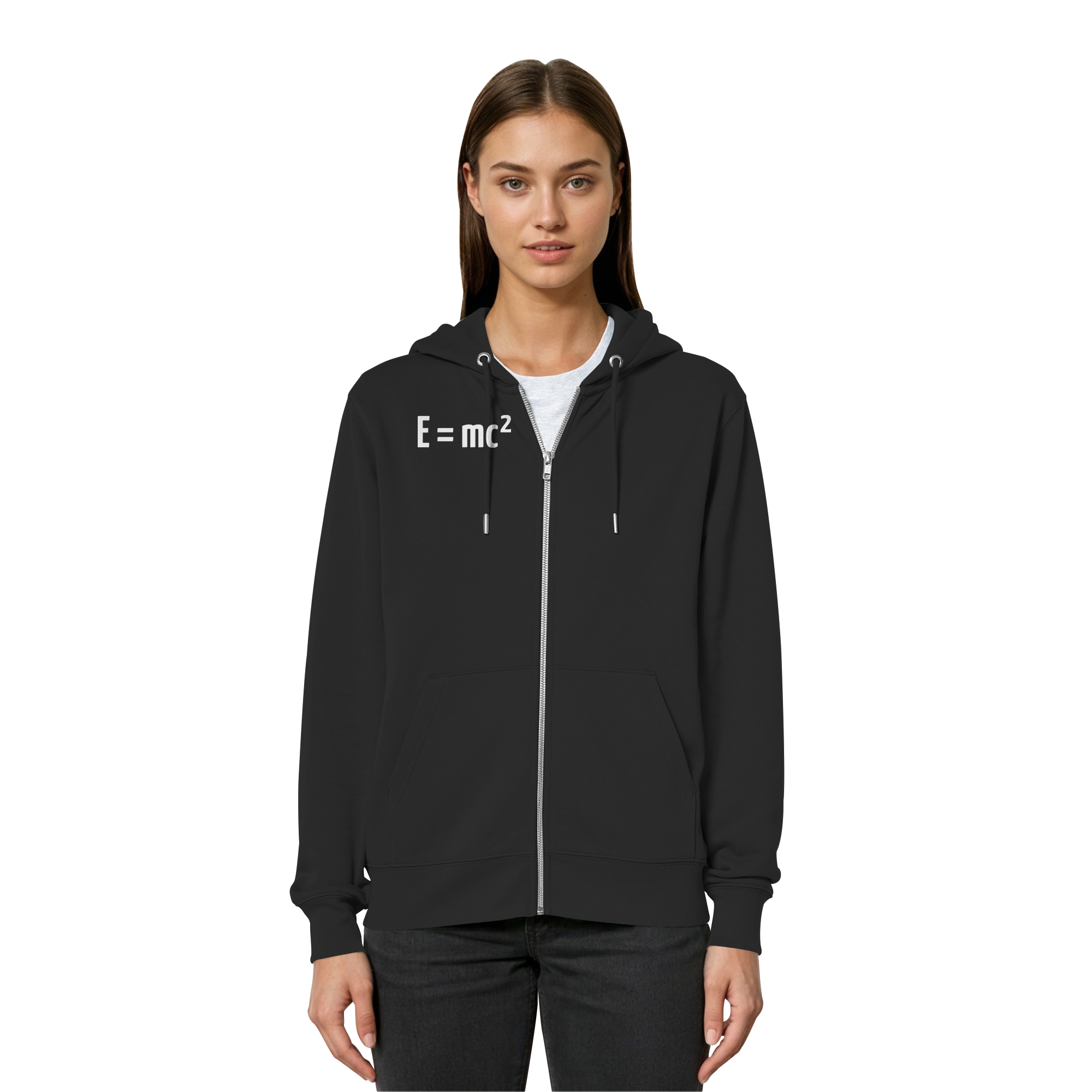 WHITE FRONT (K3) - Organic Relaxed Zipper