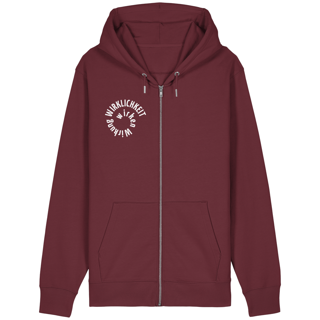 WHITE FRONT - Relaxed Zipper