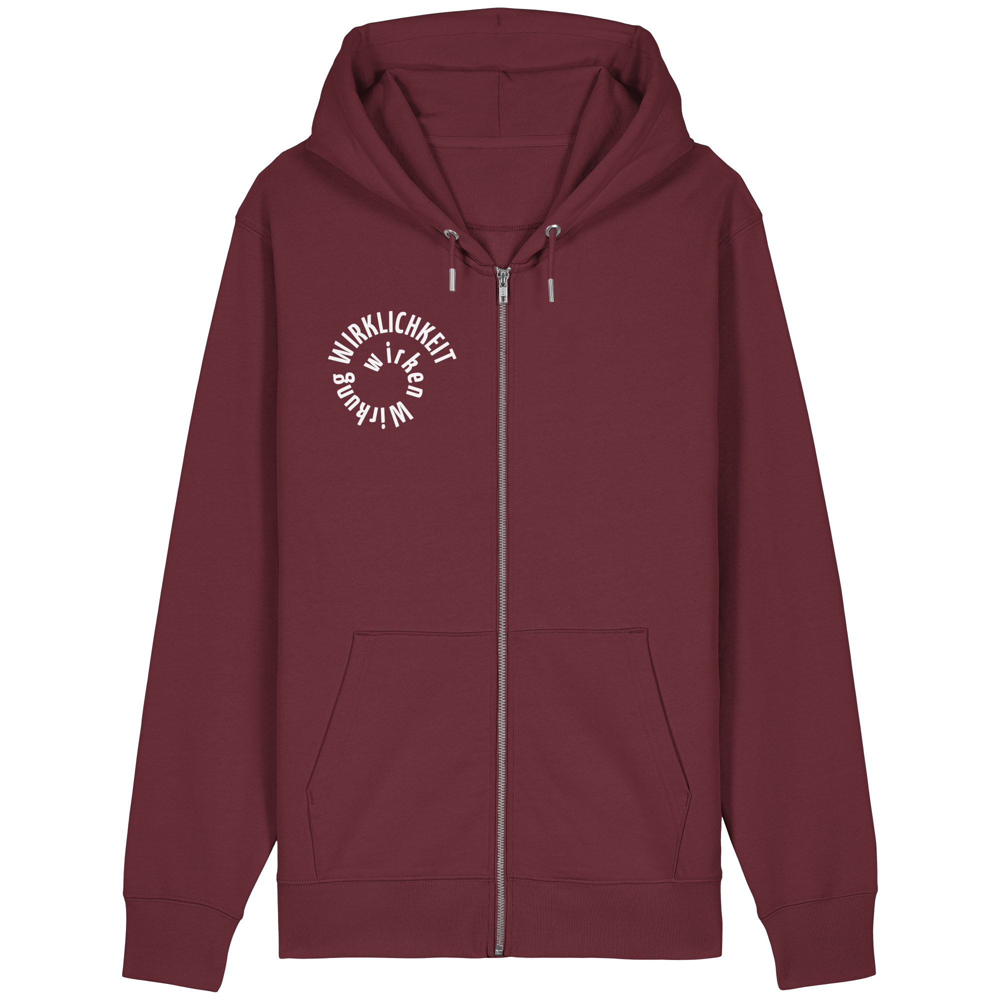 WHITE FRONT - Relaxed Zipper