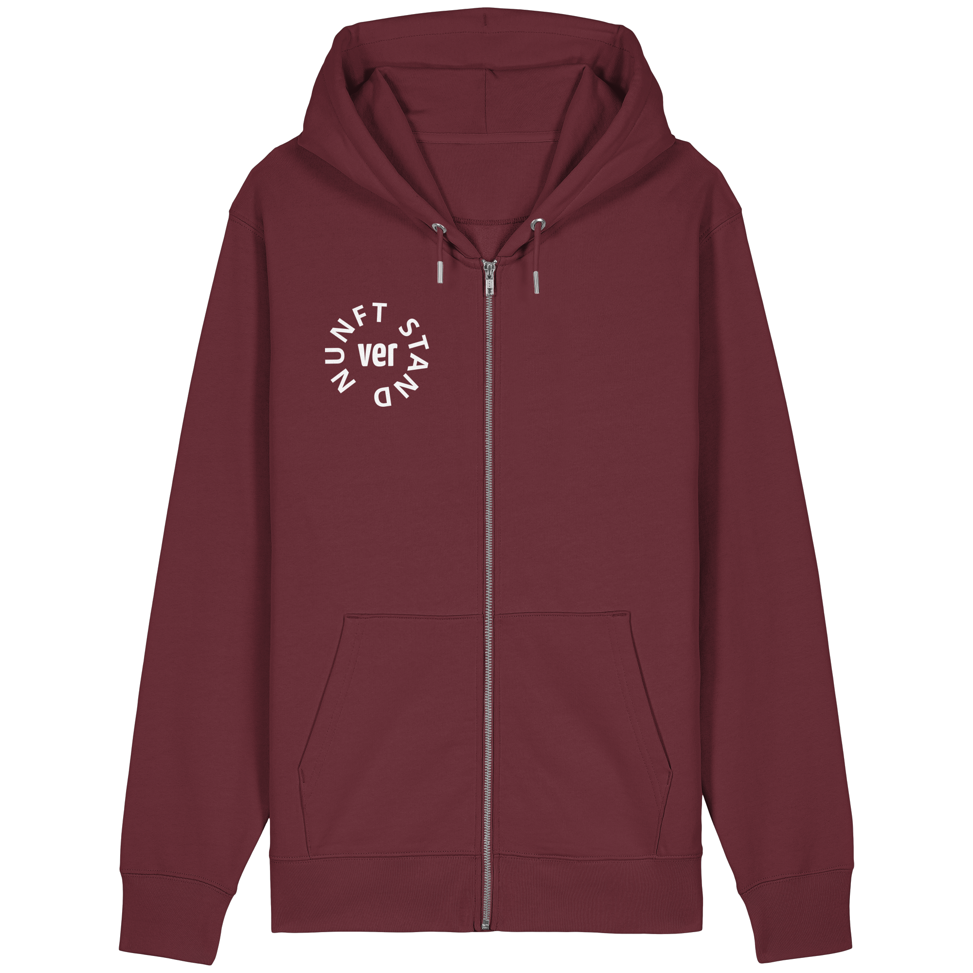 WHITE FRONT (K4) - Organic Relaxed Zipper