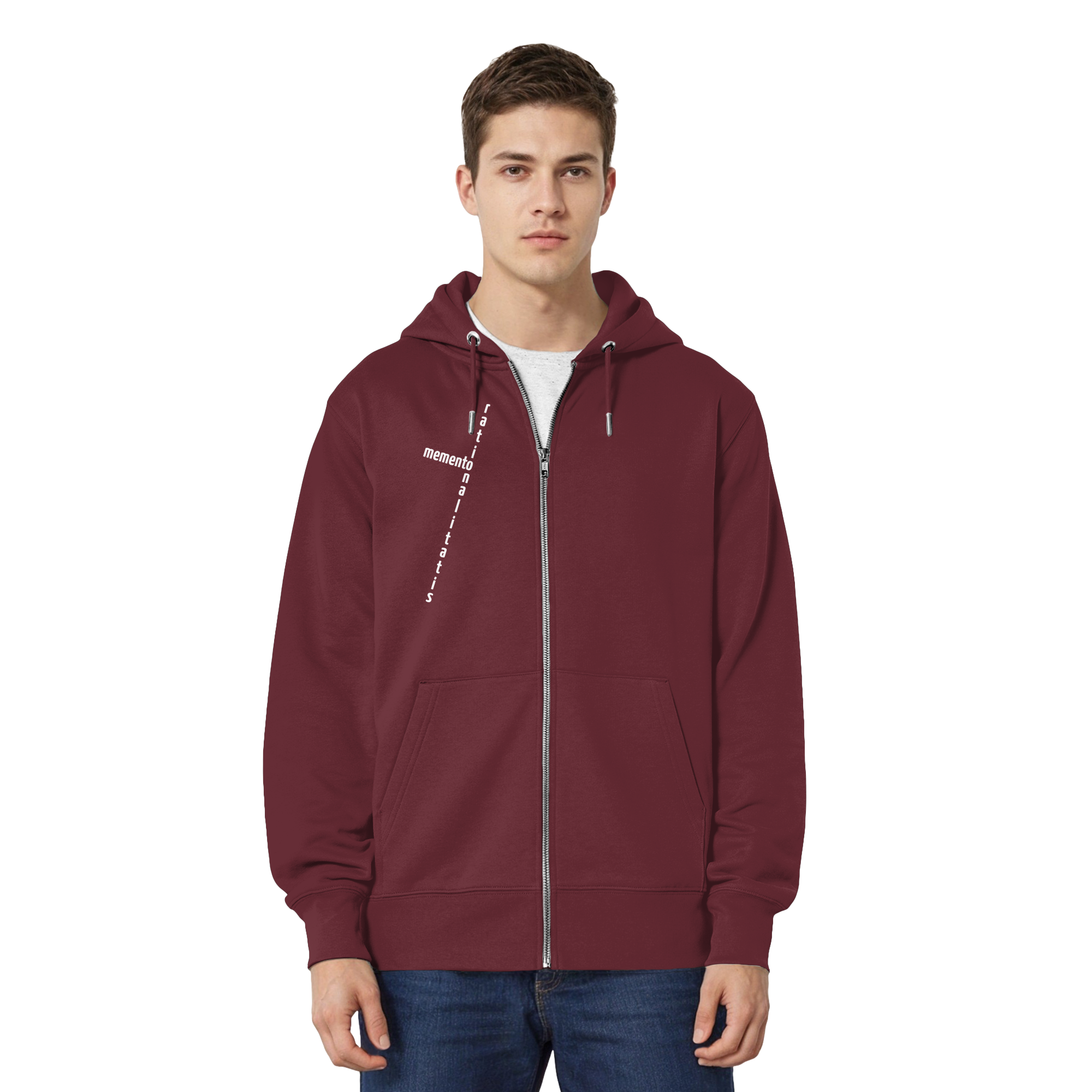 WHITE FRONT (K2) - Organic Relaxed Zipper