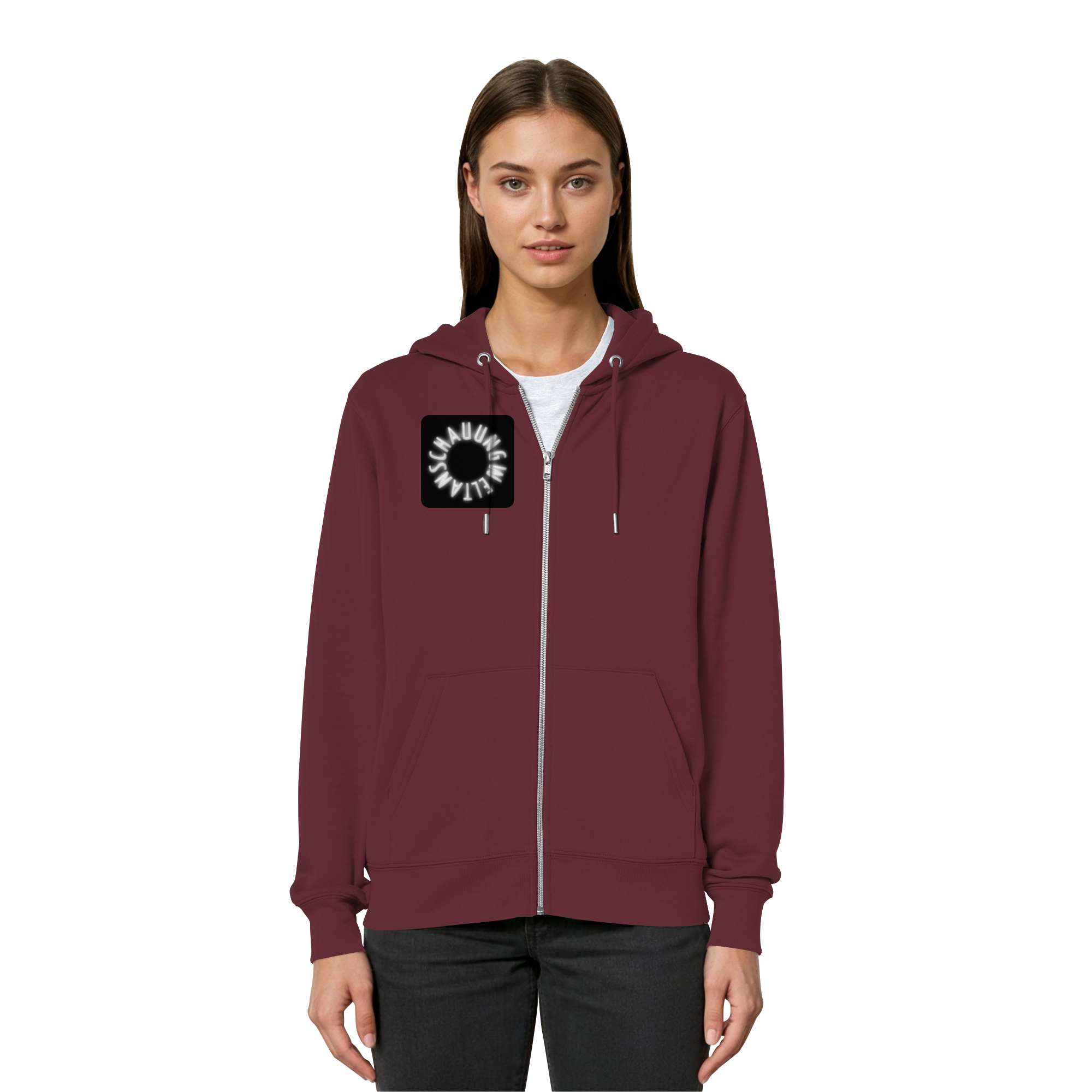 WHITE FRONT (K5) - Organic Relaxed Zipper