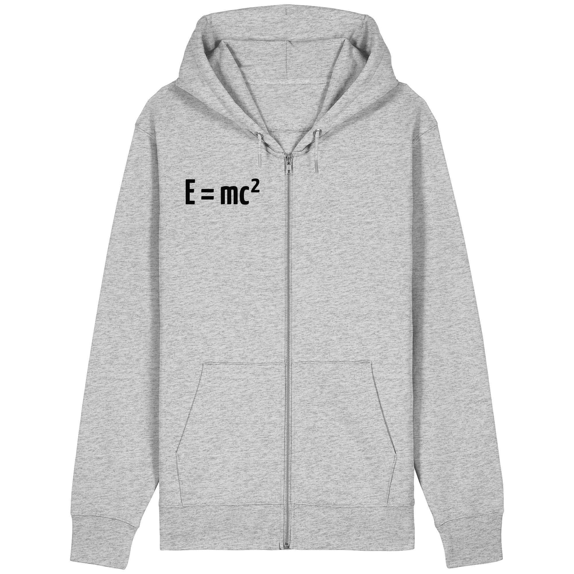 BLACK FRONT (K3) - Organic Relaxed Zipper