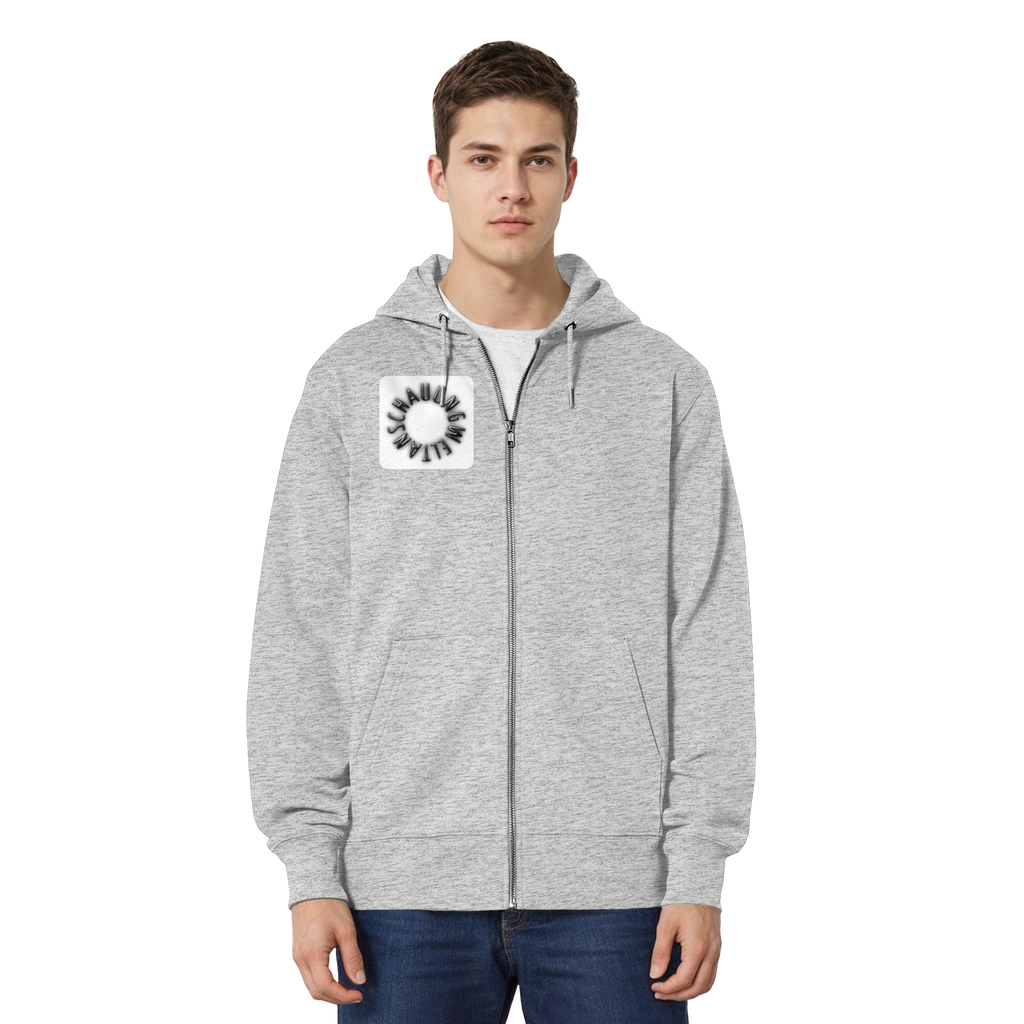 BLACK FRONT (K5) - Organic Relaxed Zipper