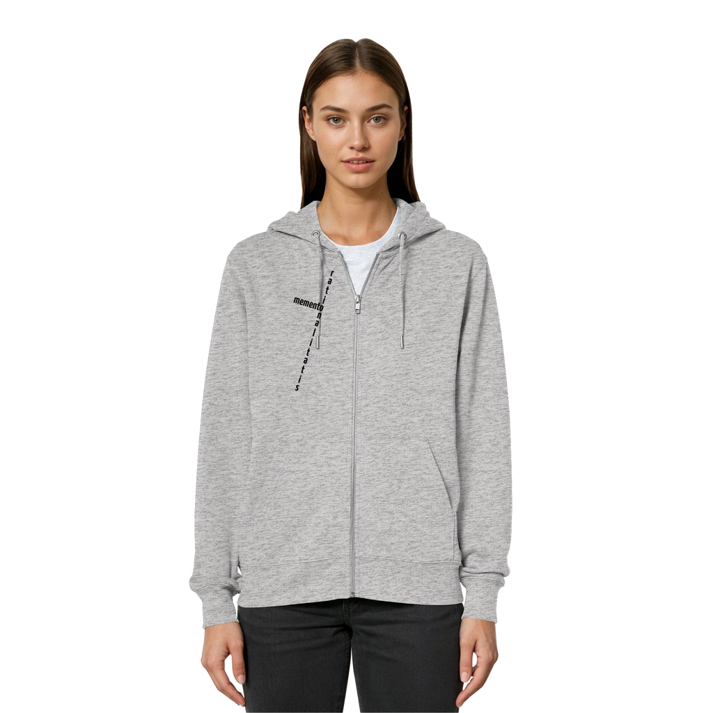 BLACK FRONT (K2) - Organic Relaxed Zipper