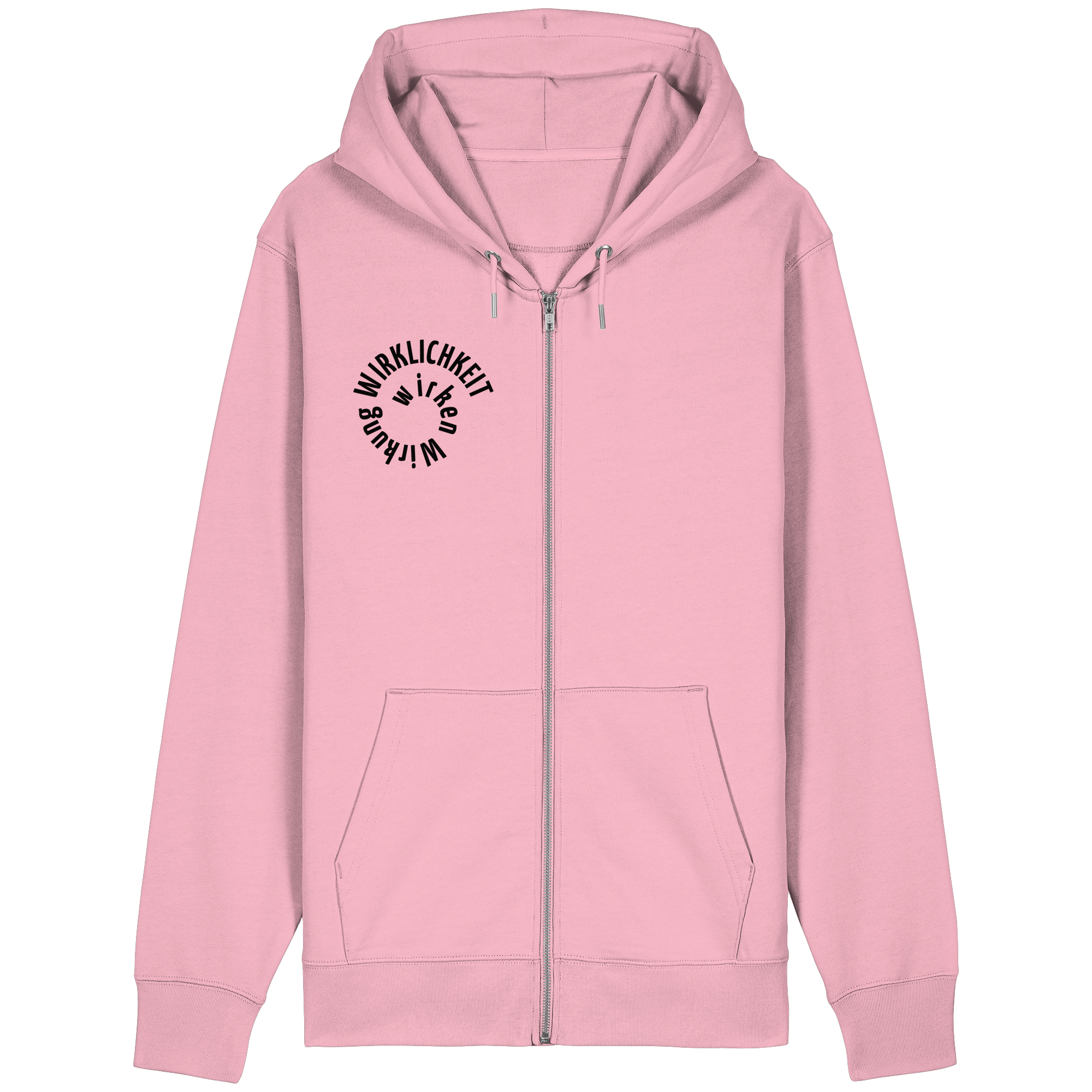 BLACK FRONT - Relaxed Zipper