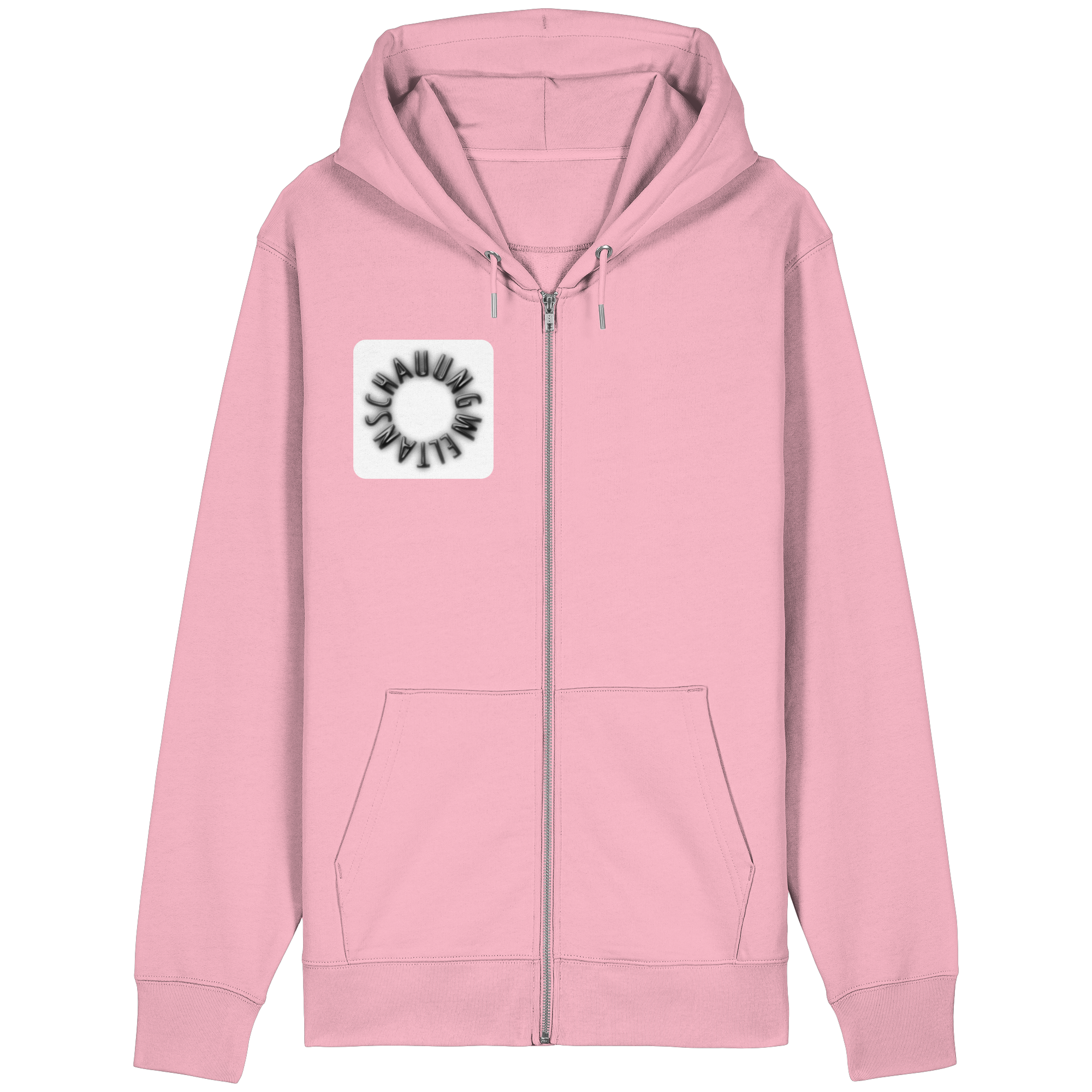 BLACK FRONT (K5) - Organic Relaxed Zipper