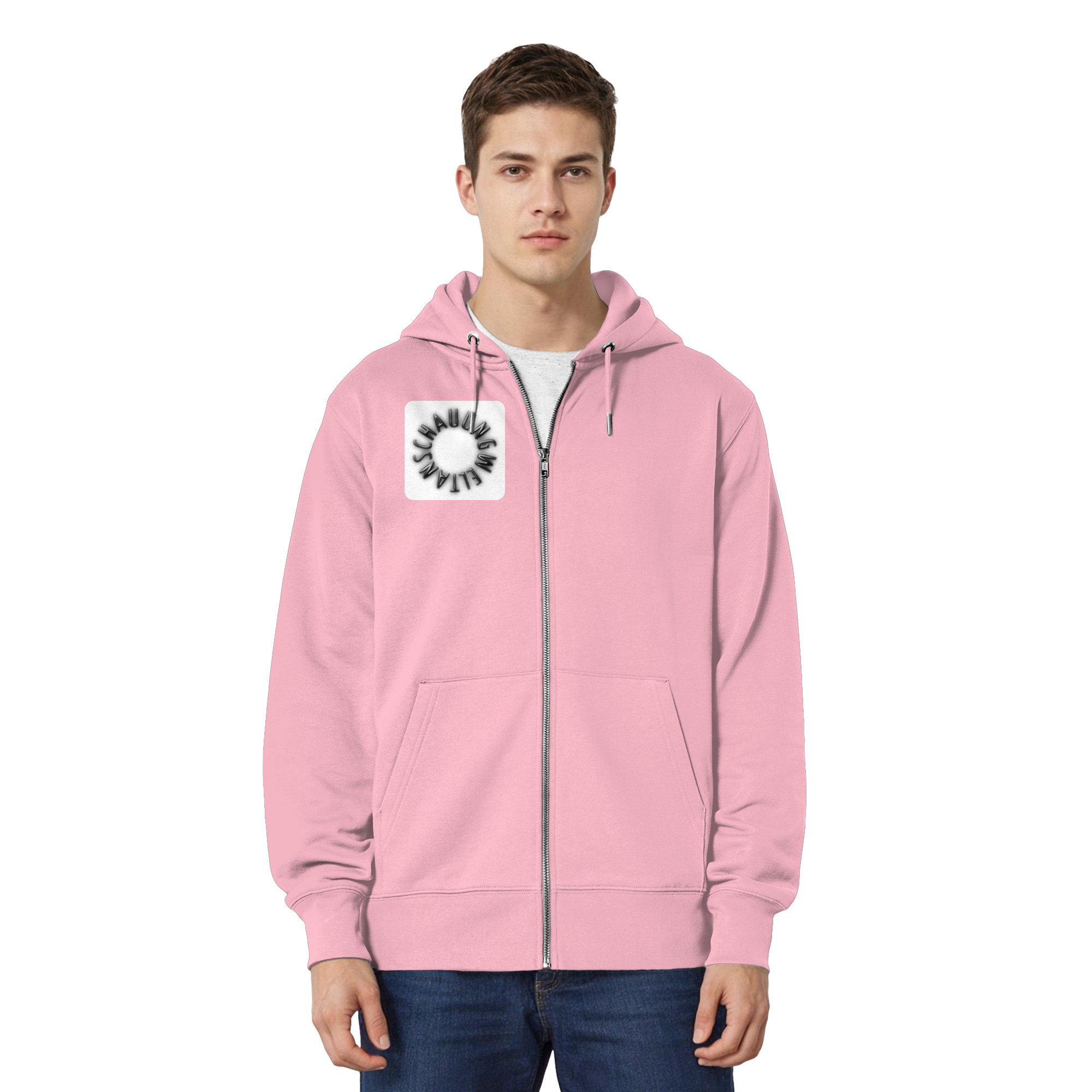 BLACK FRONT (K5) - Organic Relaxed Zipper