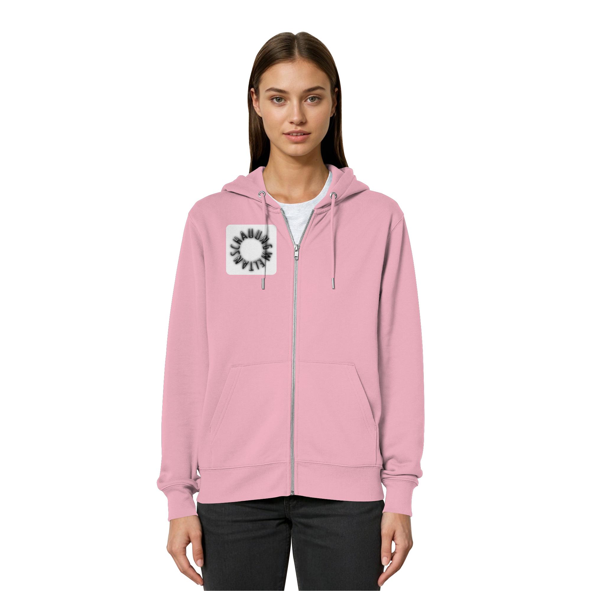 BLACK FRONT (K5) - Organic Relaxed Zipper