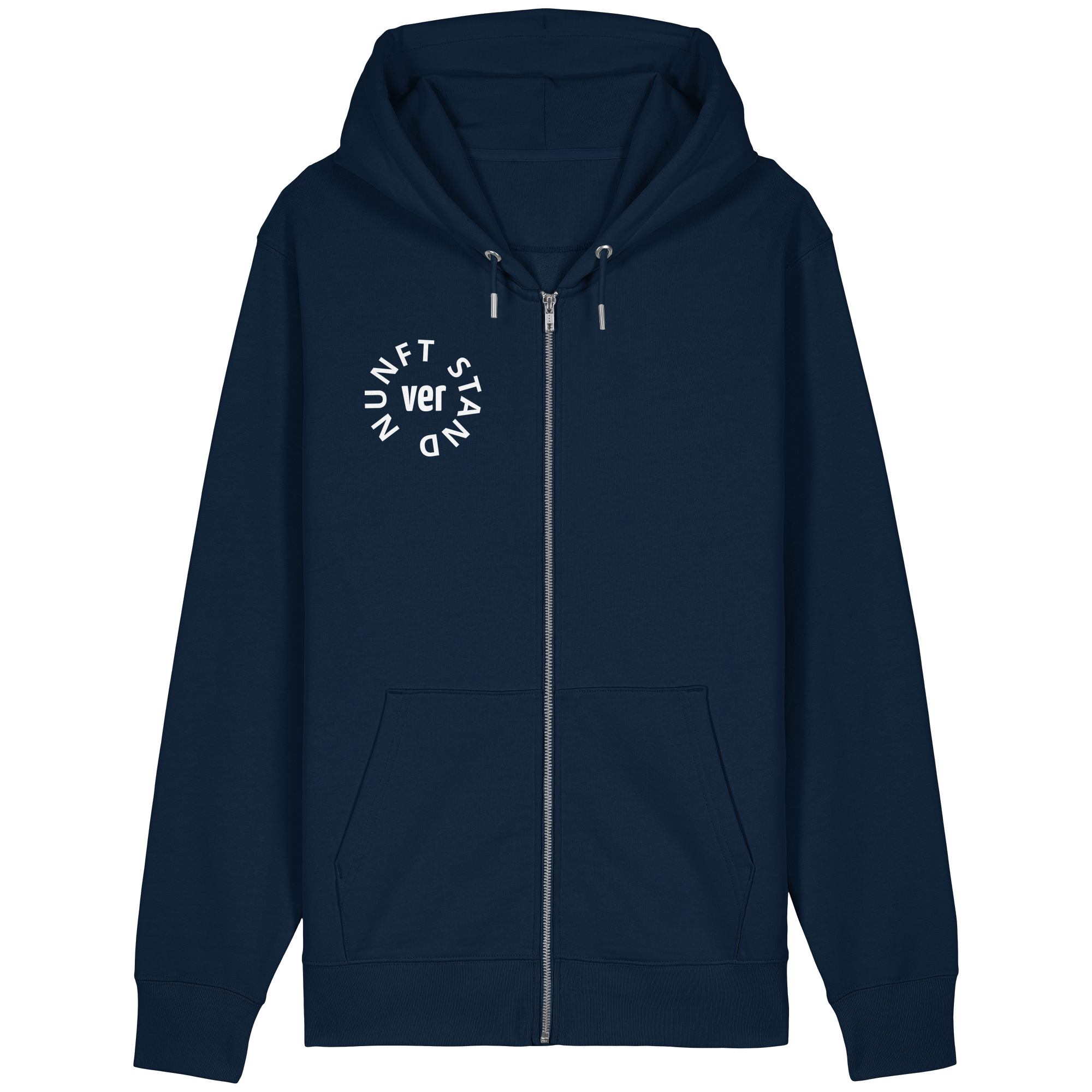 WHITE FRONT (K4) - Organic Relaxed Zipper