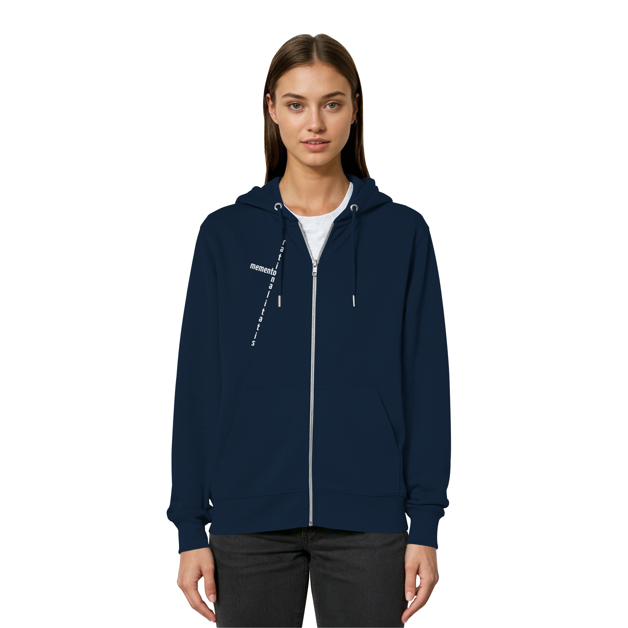 WHITE FRONT (K2) - Organic Relaxed Zipper