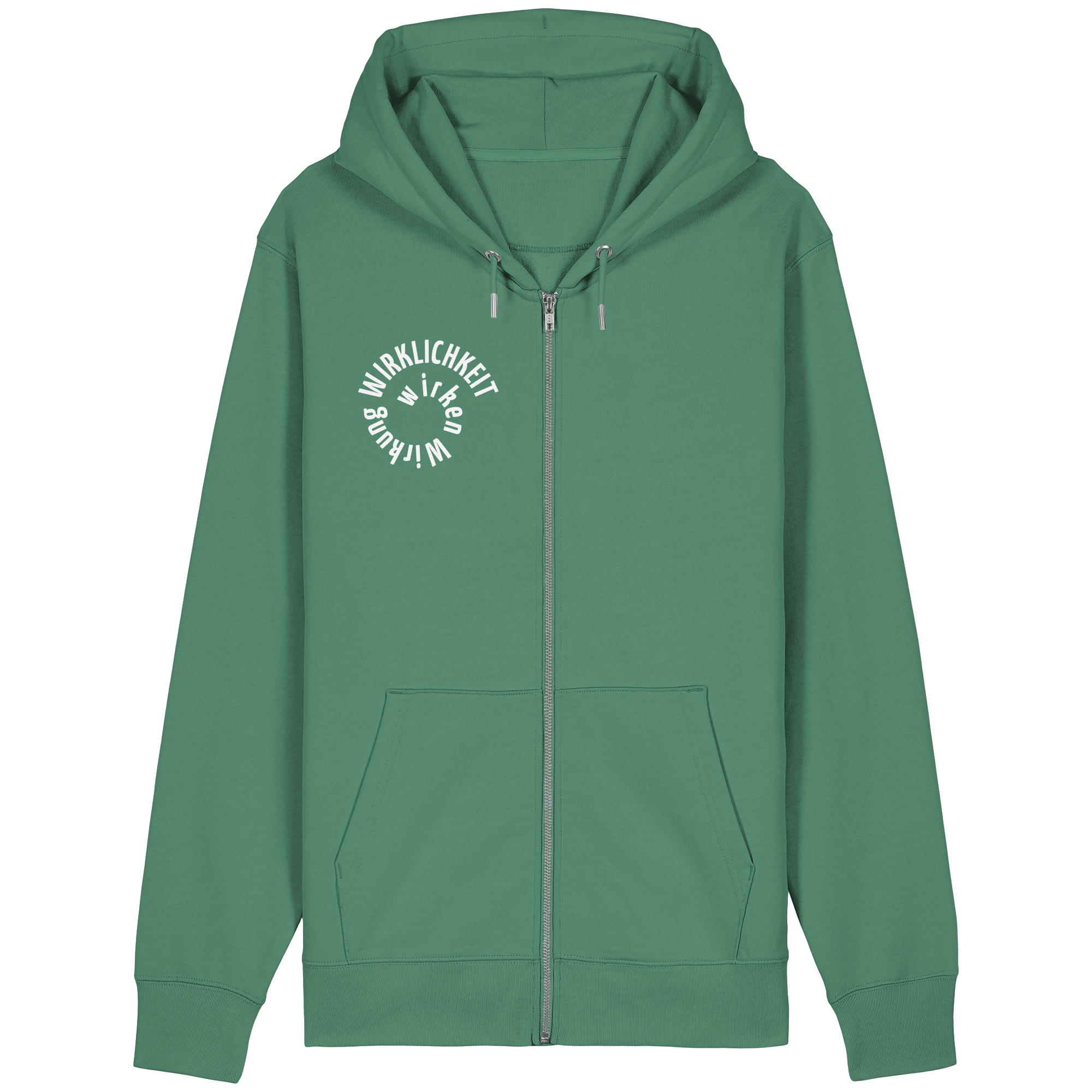 WHITE FRONT - Relaxed Zipper