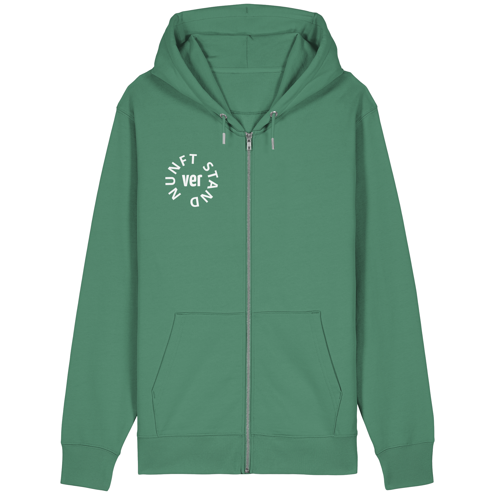 WHITE FRONT (K4) - Organic Relaxed Zipper