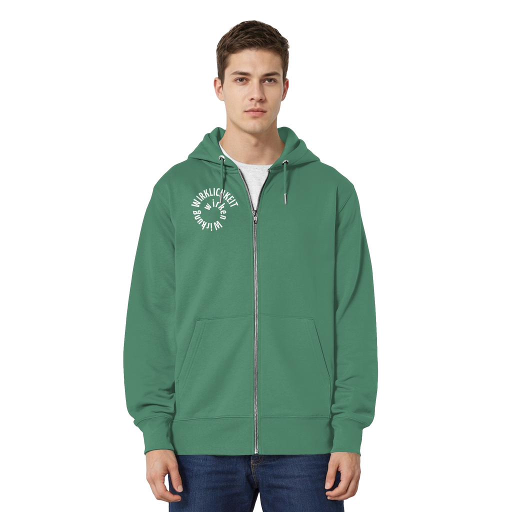 WHITE FRONT - Relaxed Zipper