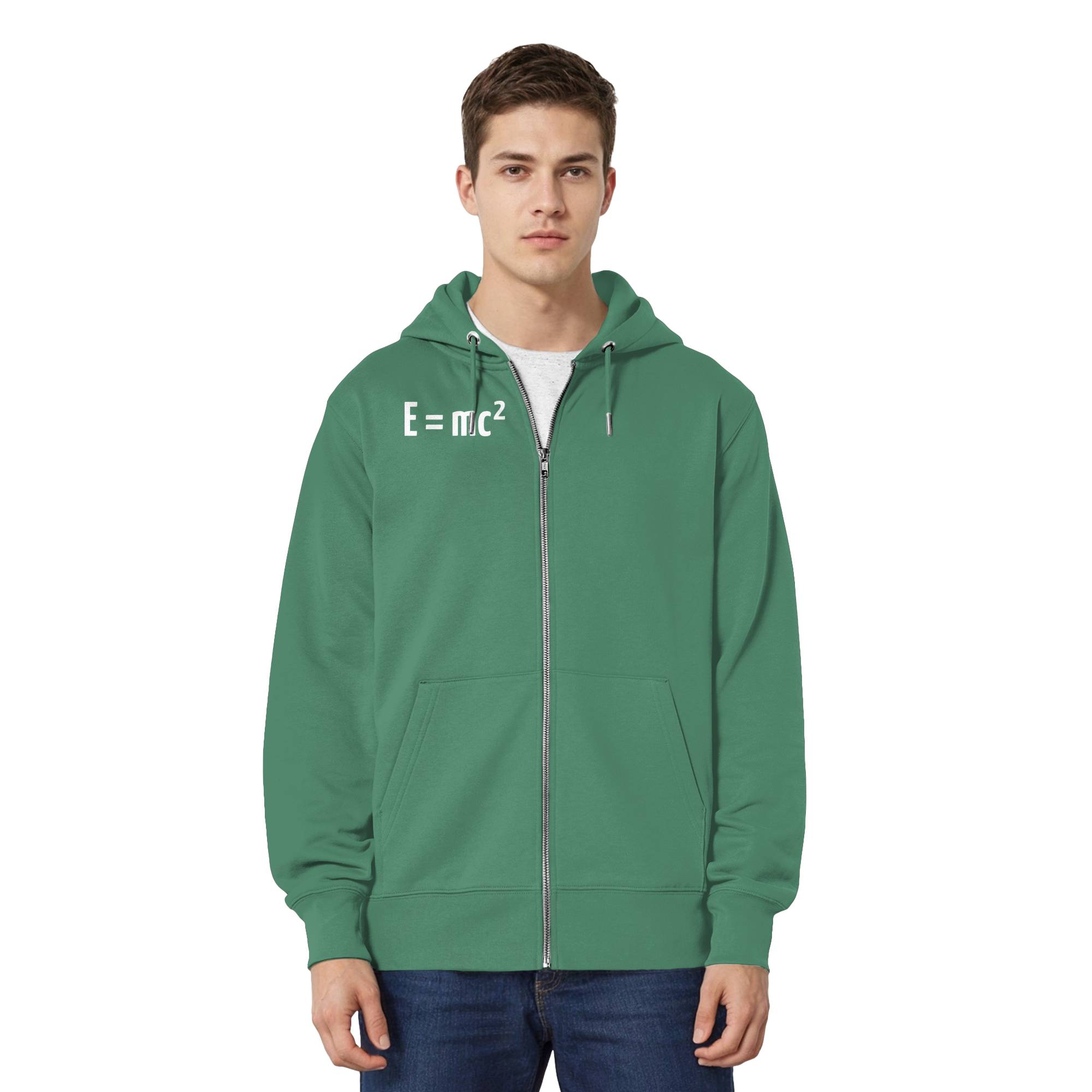 WHITE FRONT (K3) - Organic Relaxed Zipper