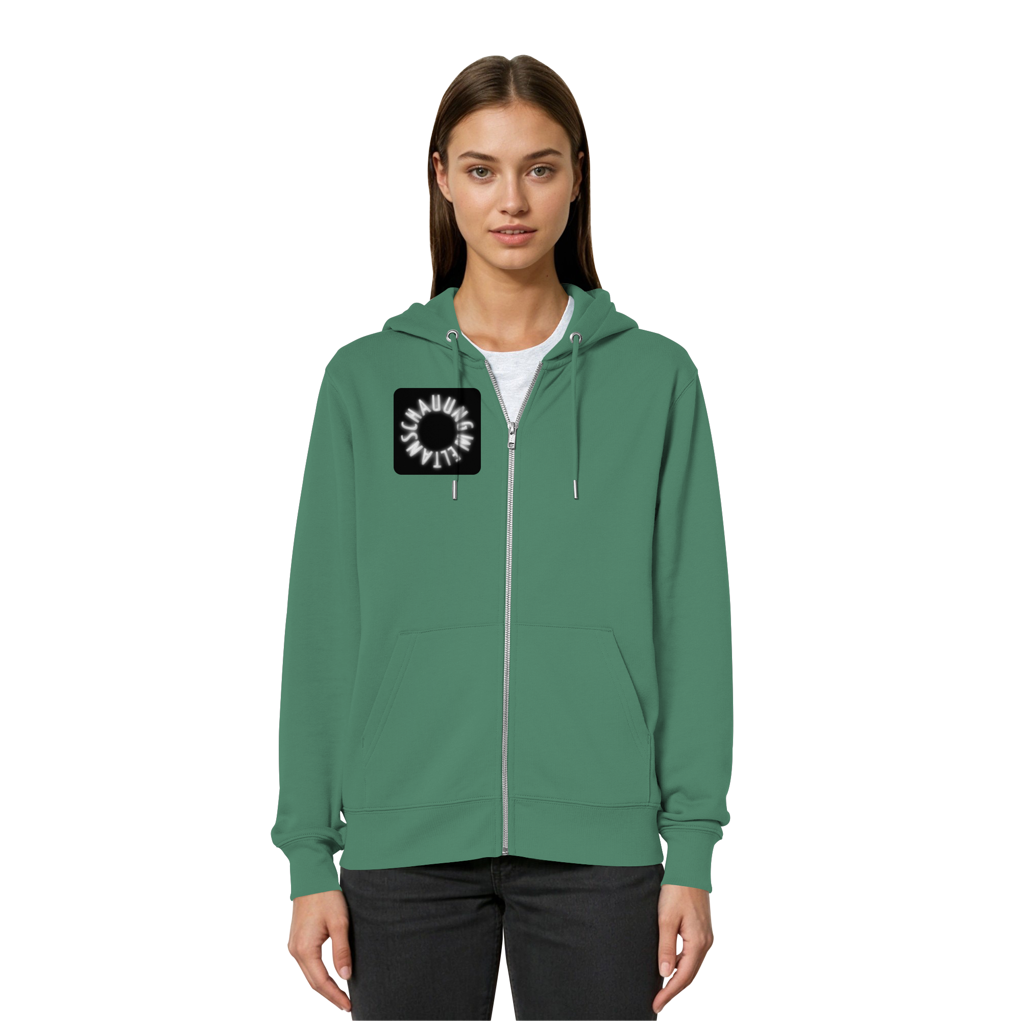 WHITE FRONT (K5) - Organic Relaxed Zipper