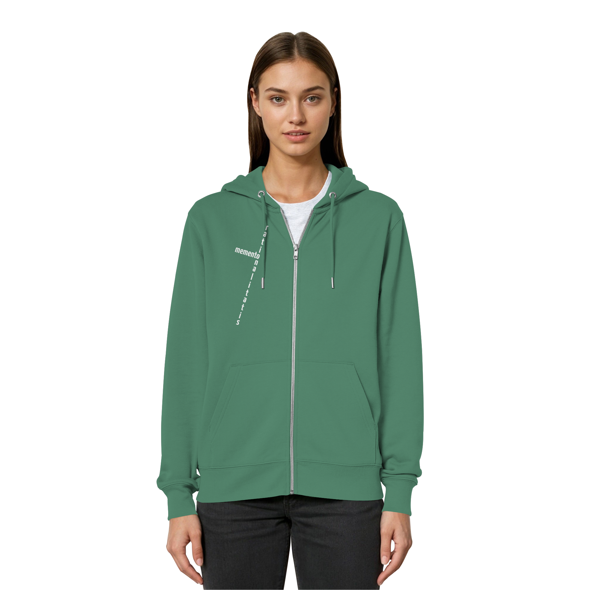 WHITE FRONT (K2) - Organic Relaxed Zipper