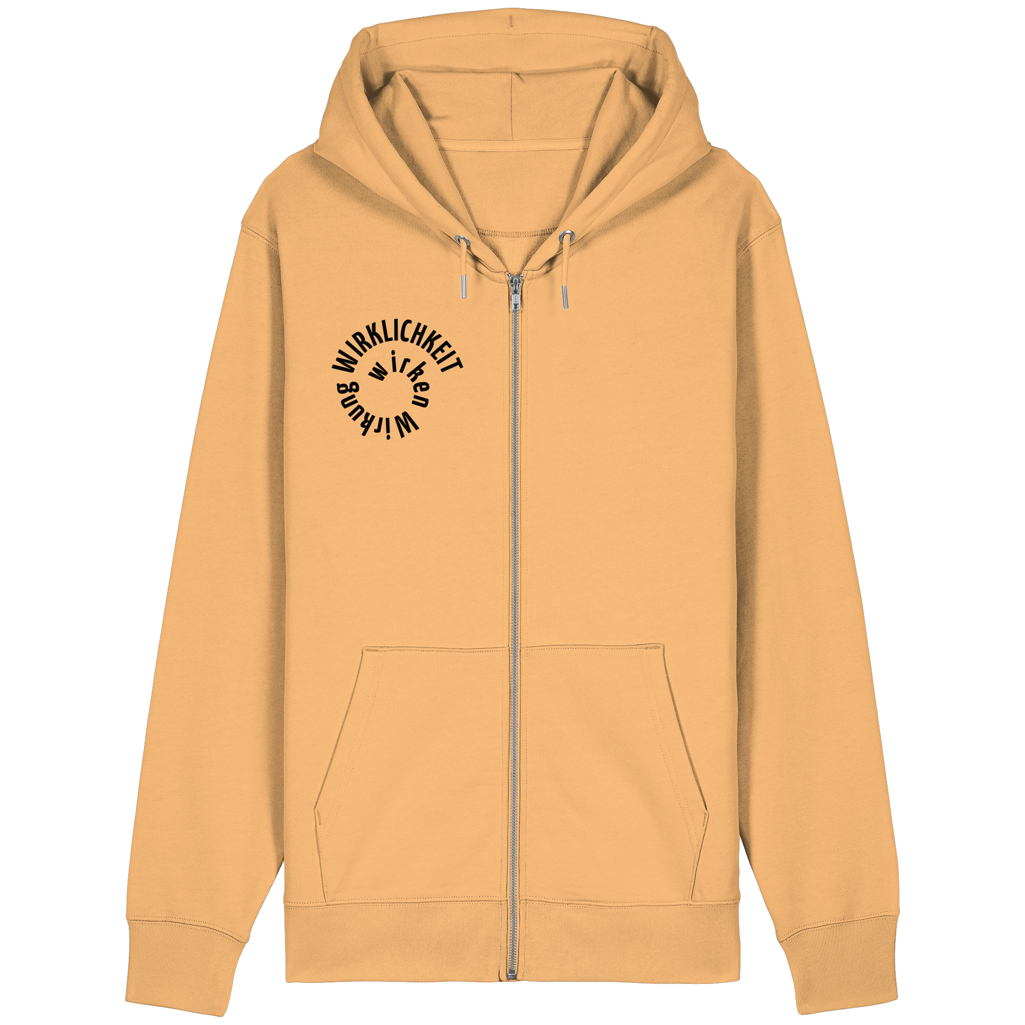 BLACK FRONT - Relaxed Zipper