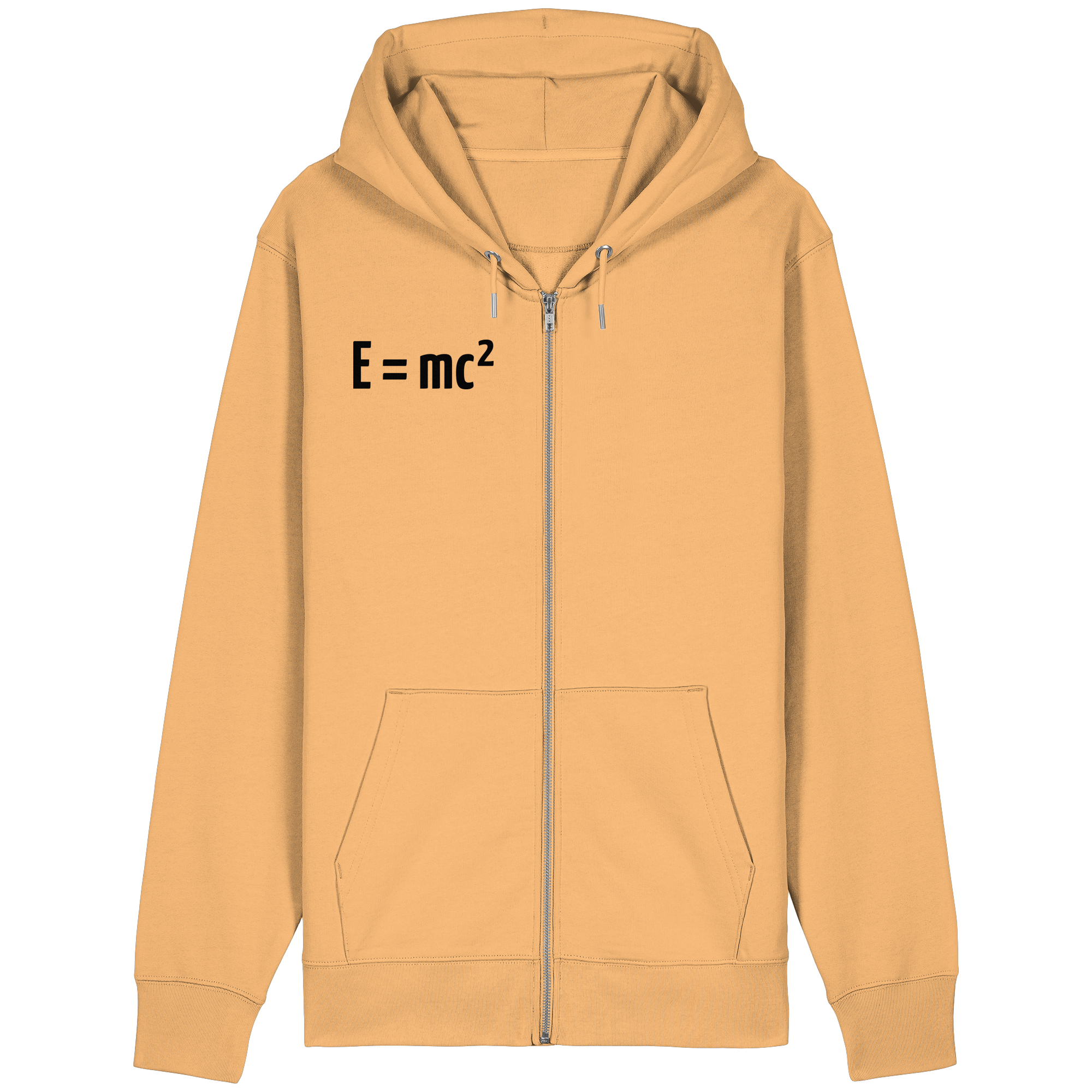 BLACK FRONT (K3) - Organic Relaxed Zipper