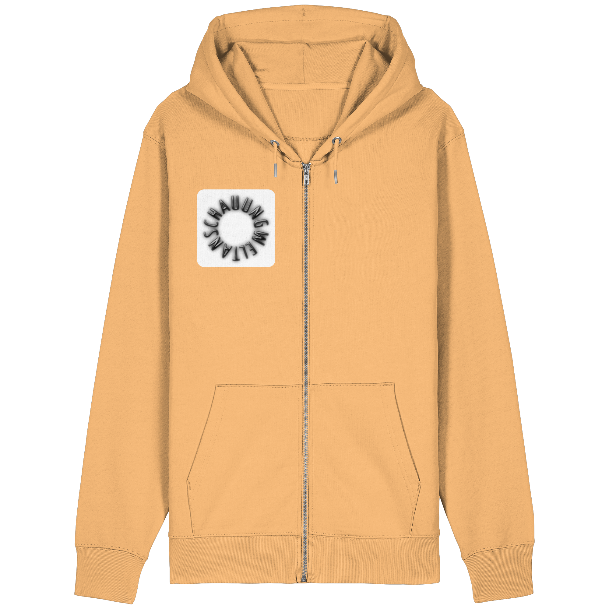 BLACK FRONT (K5) - Organic Relaxed Zipper