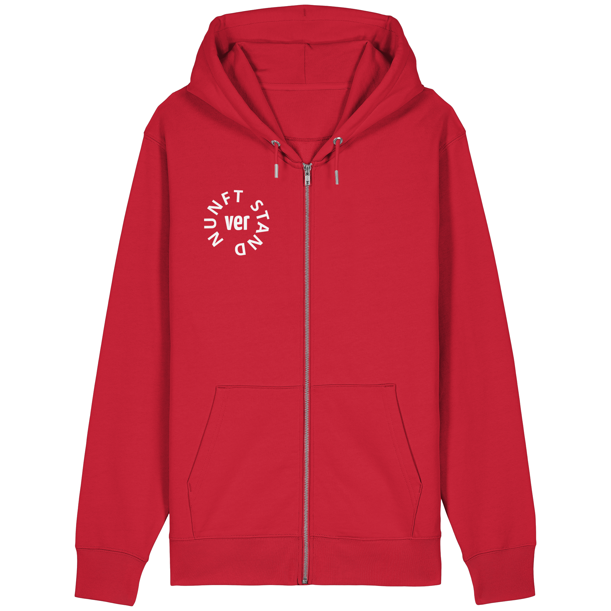 WHITE FRONT (K4) - Organic Relaxed Zipper