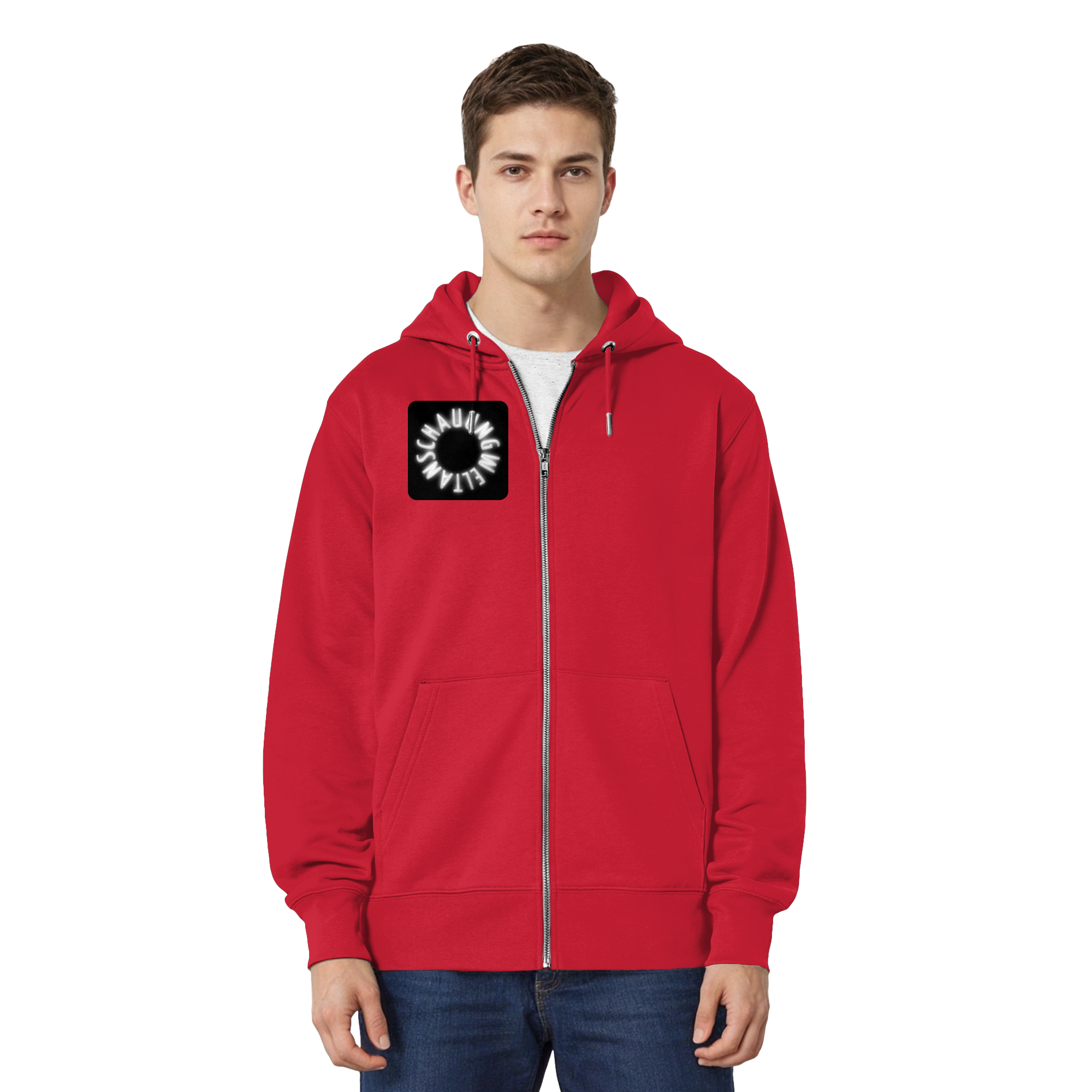 WHITE FRONT (K5) - Organic Relaxed Zipper