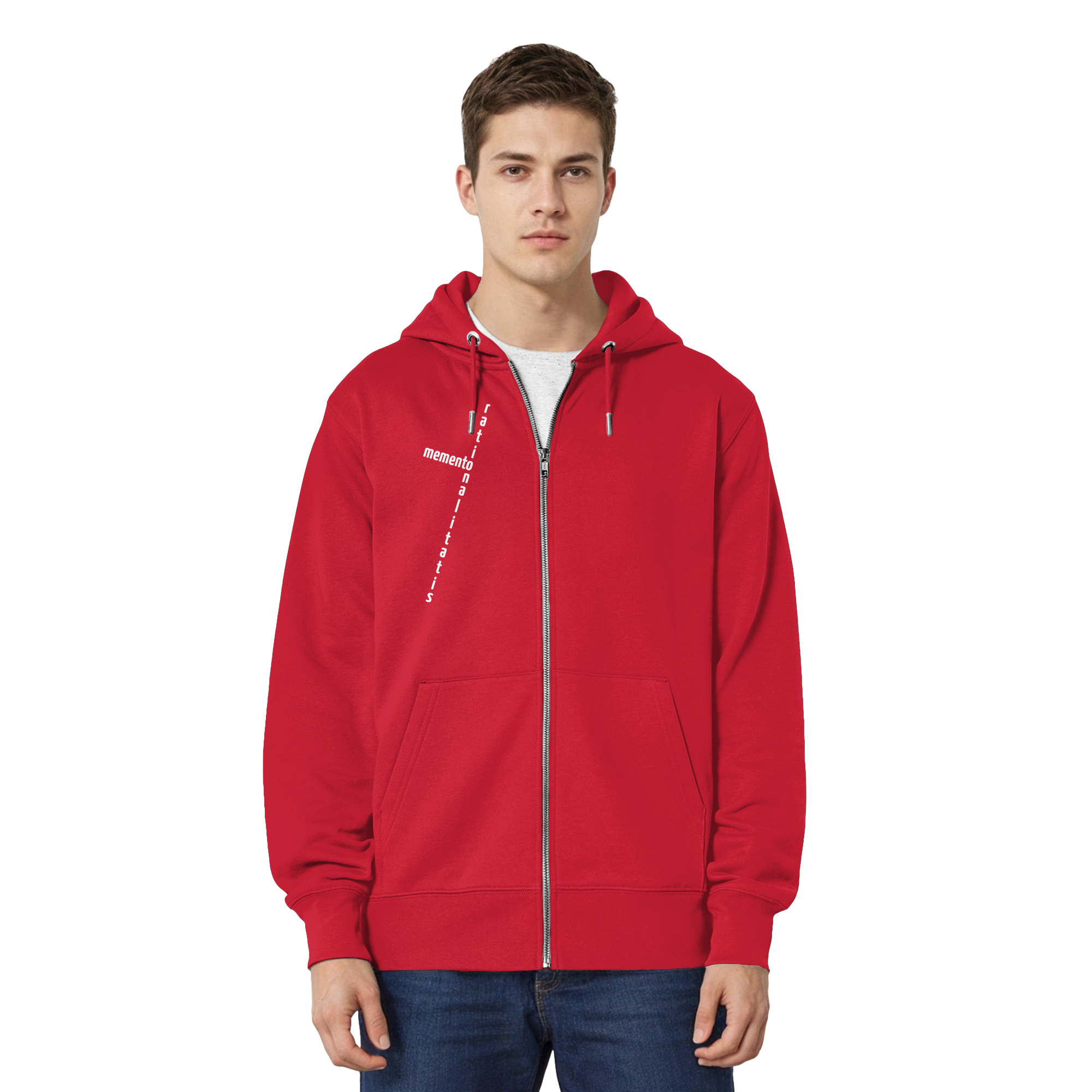 WHITE FRONT (K2) - Organic Relaxed Zipper