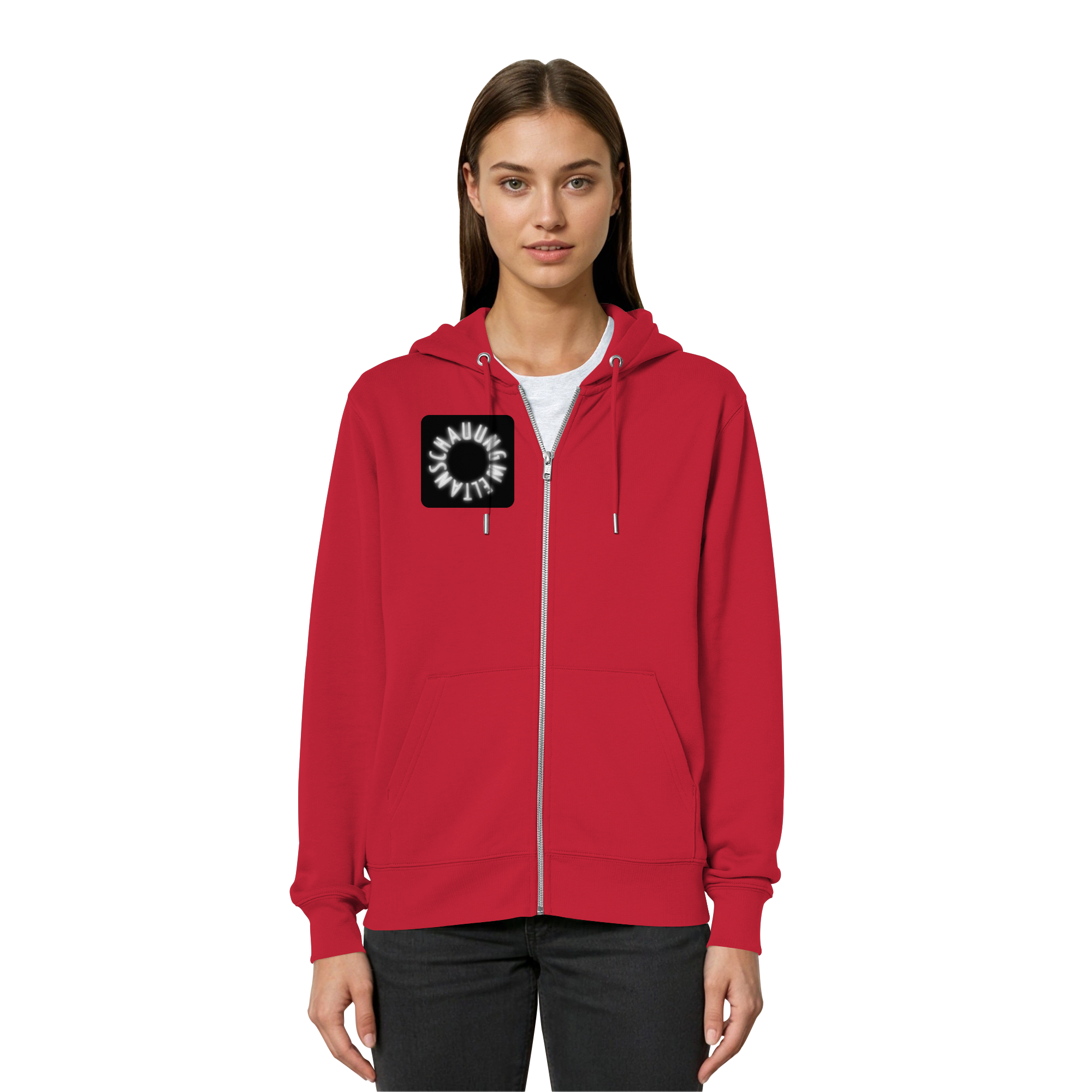 WHITE FRONT (K5) - Organic Relaxed Zipper