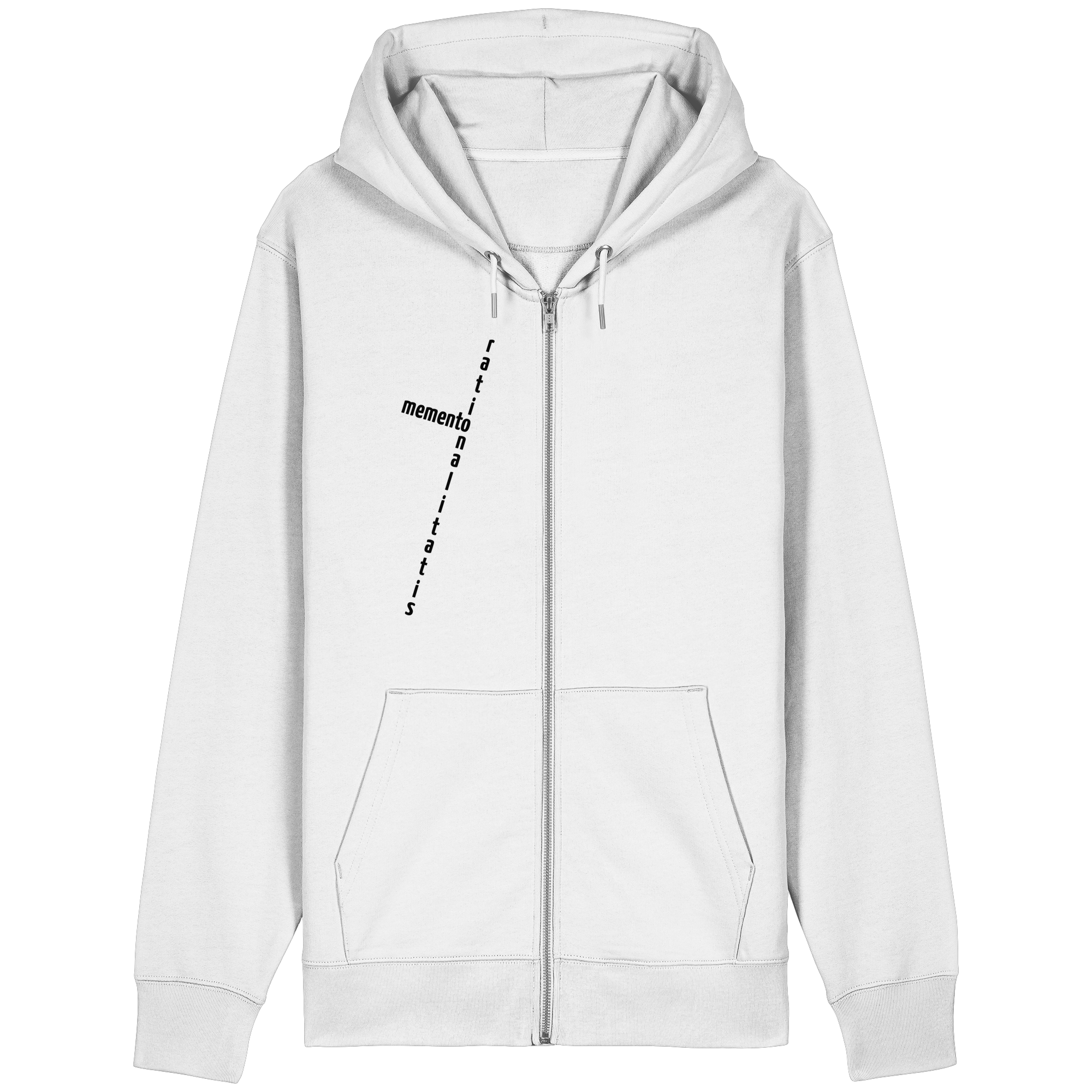 BLACK FRONT (K2) - Organic Relaxed Zipper