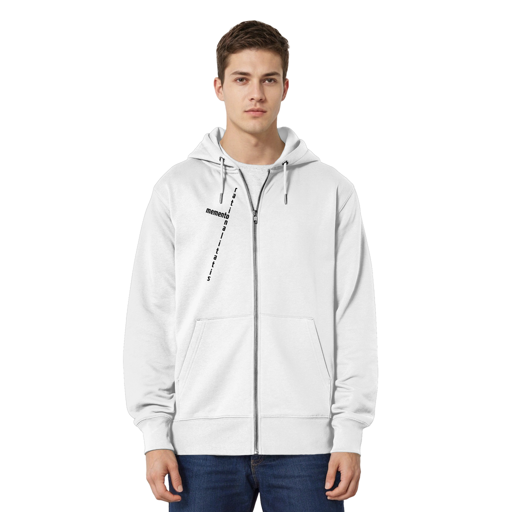 BLACK FRONT (K2) - Organic Relaxed Zipper