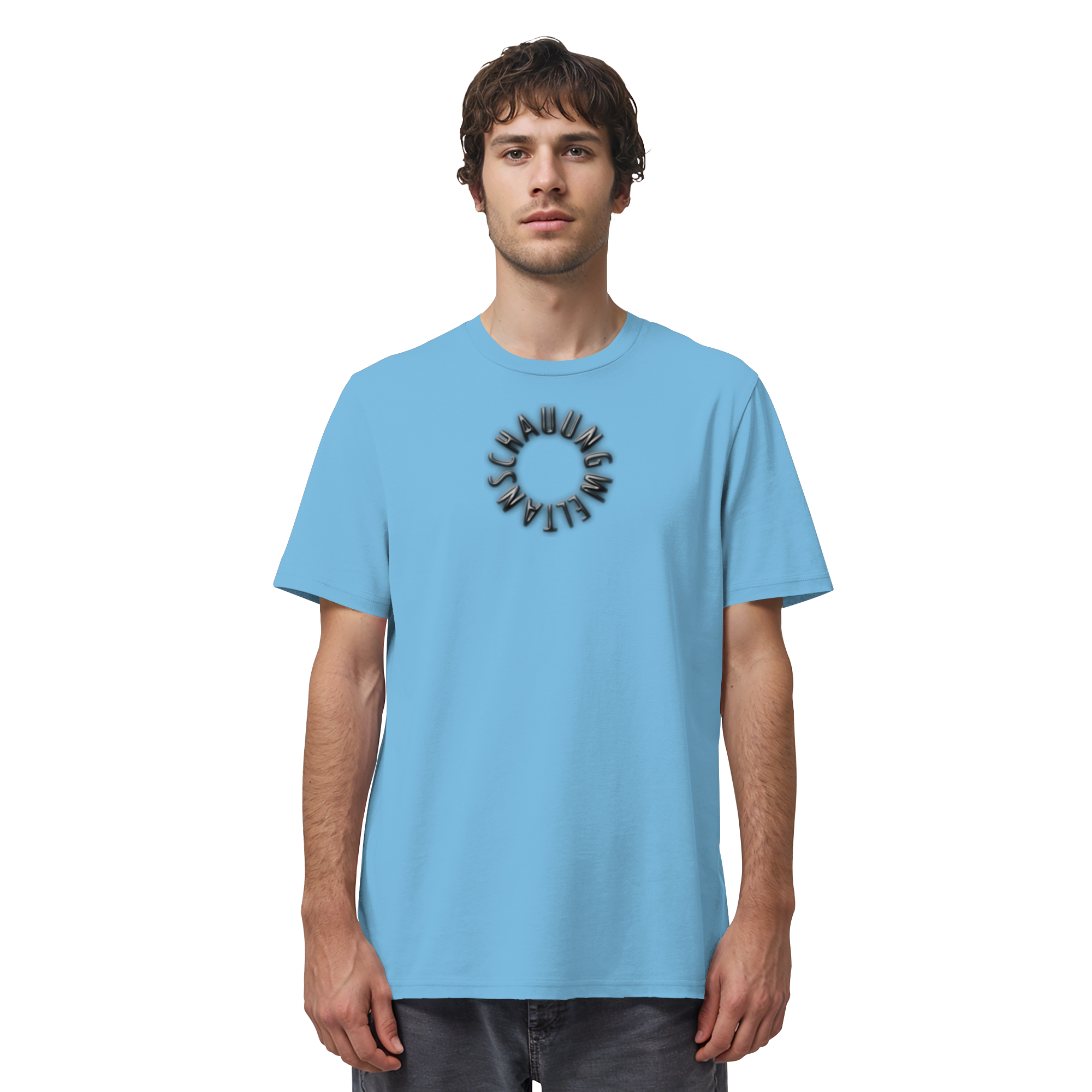 BLACK FRONT (K6) WELTANSCHAUUNG - Organic Shirt