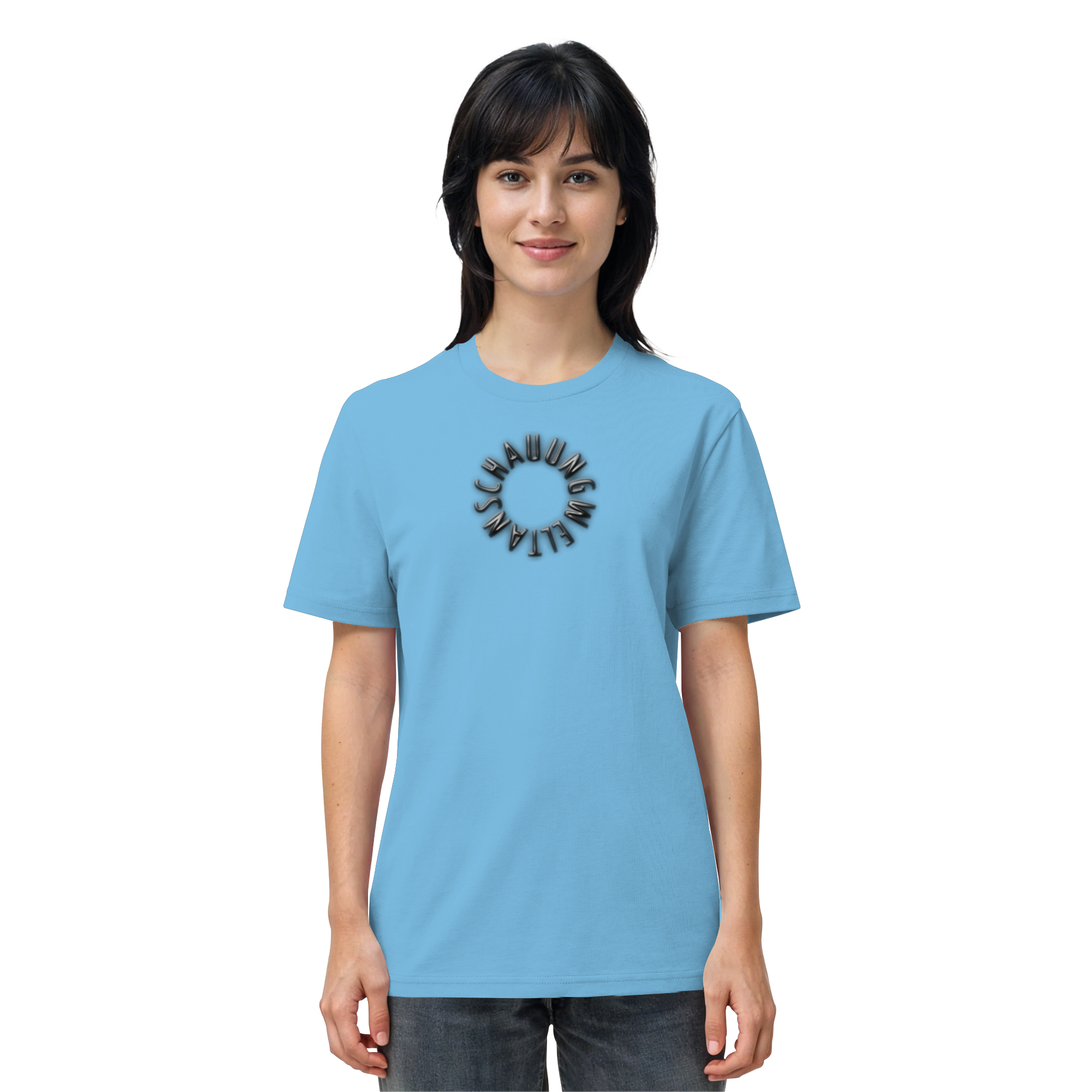 BLACK FRONT (K6) WELTANSCHAUUNG - Organic Shirt
