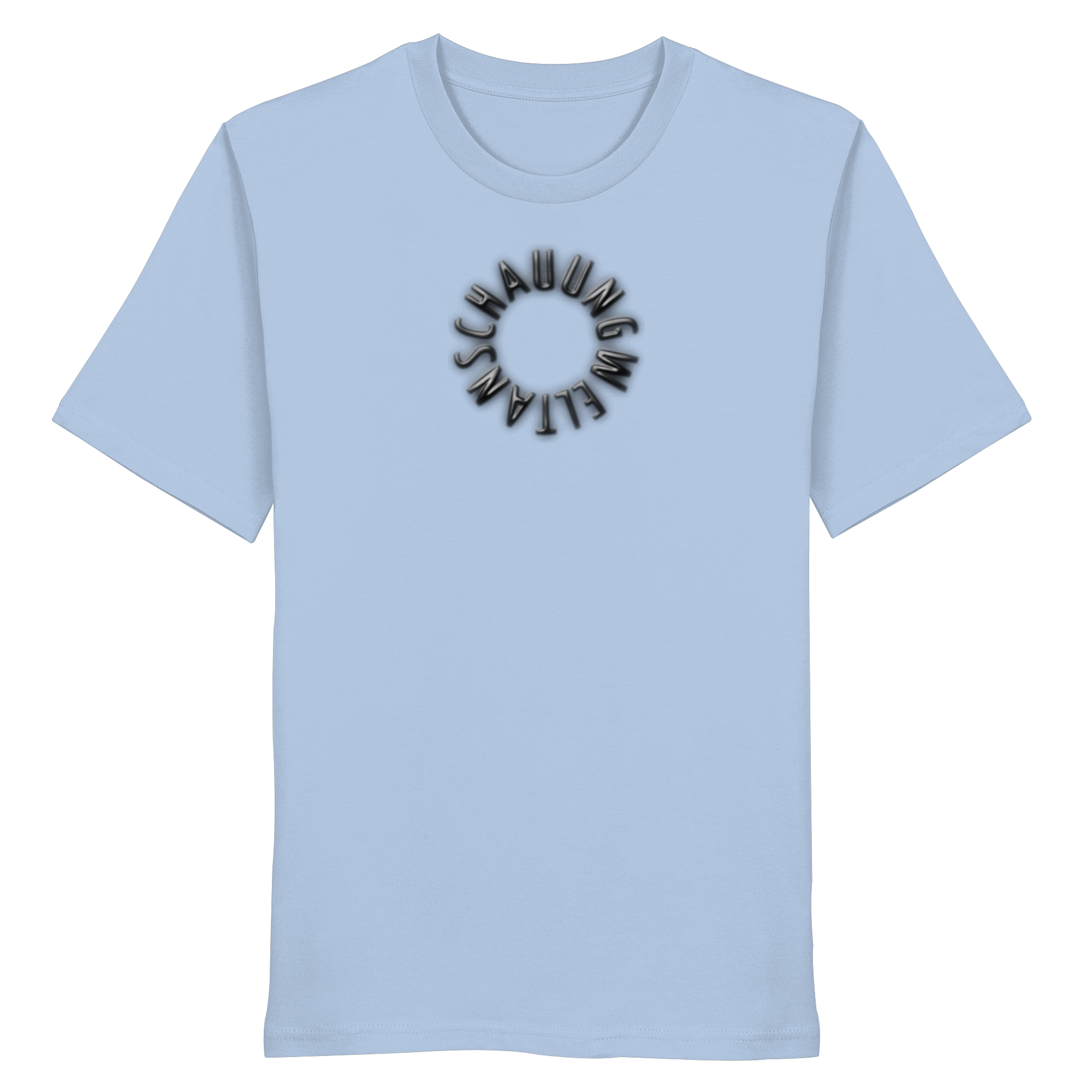 BLACK FRONT (K6) WELTANSCHAUUNG - Organic Shirt