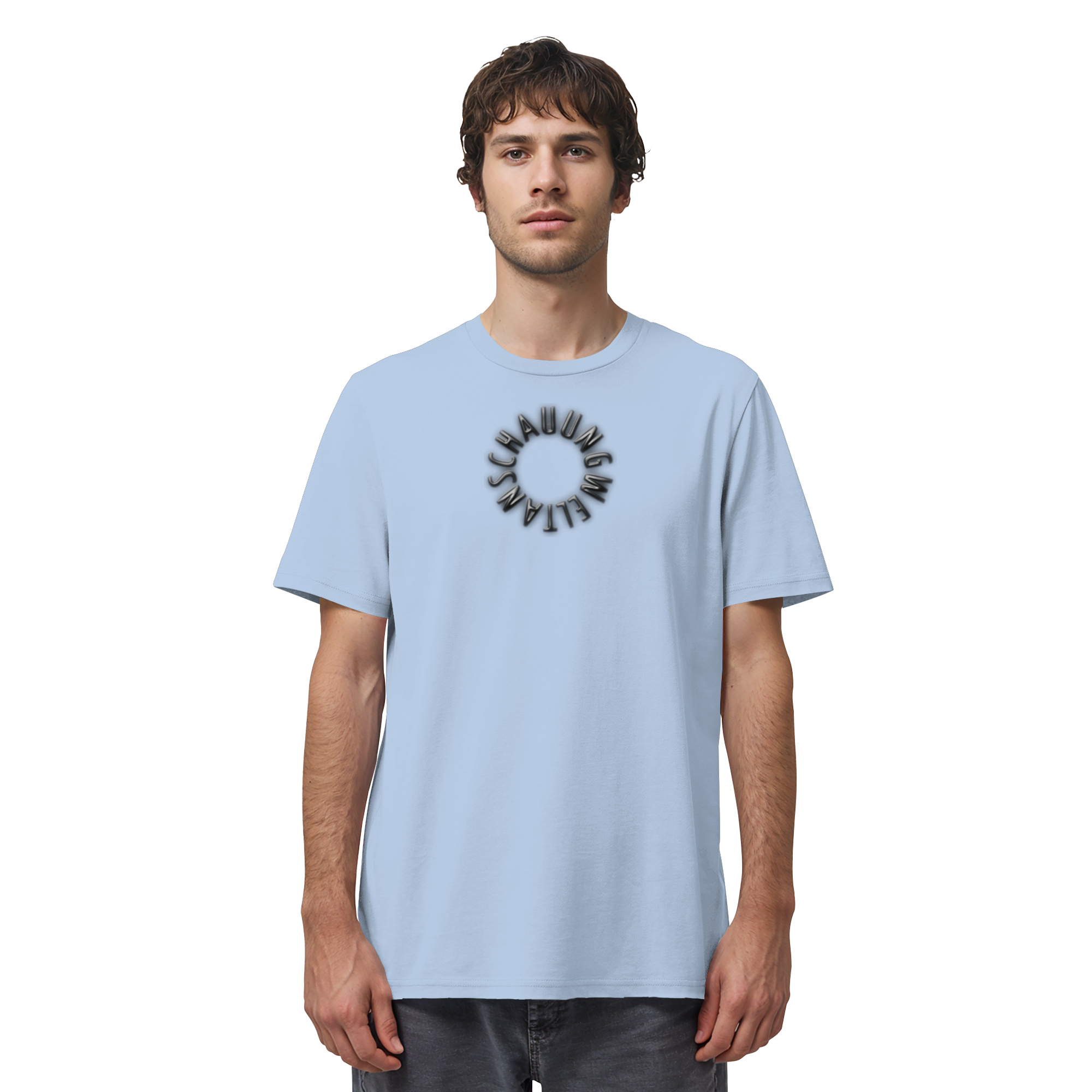 BLACK FRONT (K6) WELTANSCHAUUNG - Organic Shirt