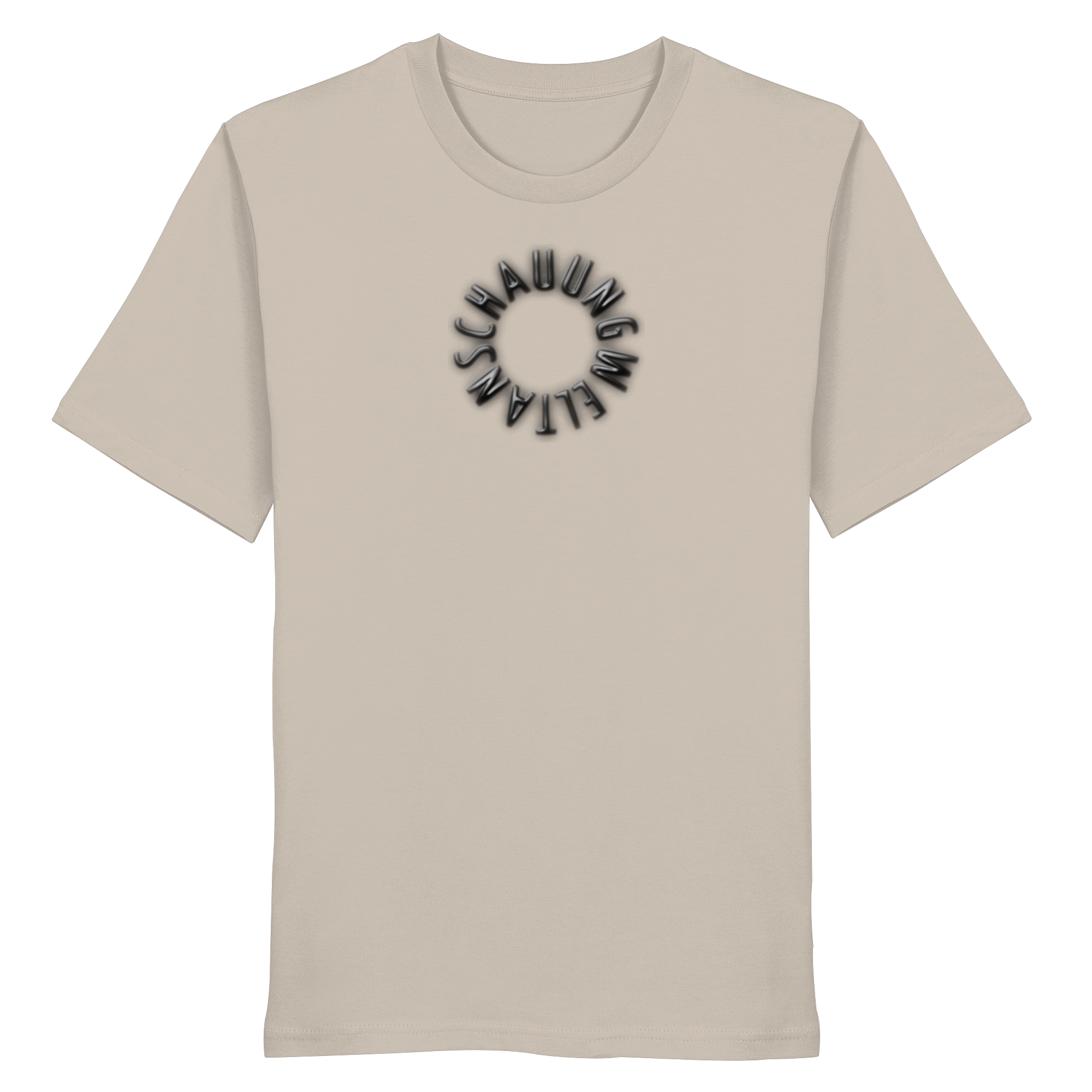 BLACK FRONT (K6) WELTANSCHAUUNG - Organic Shirt