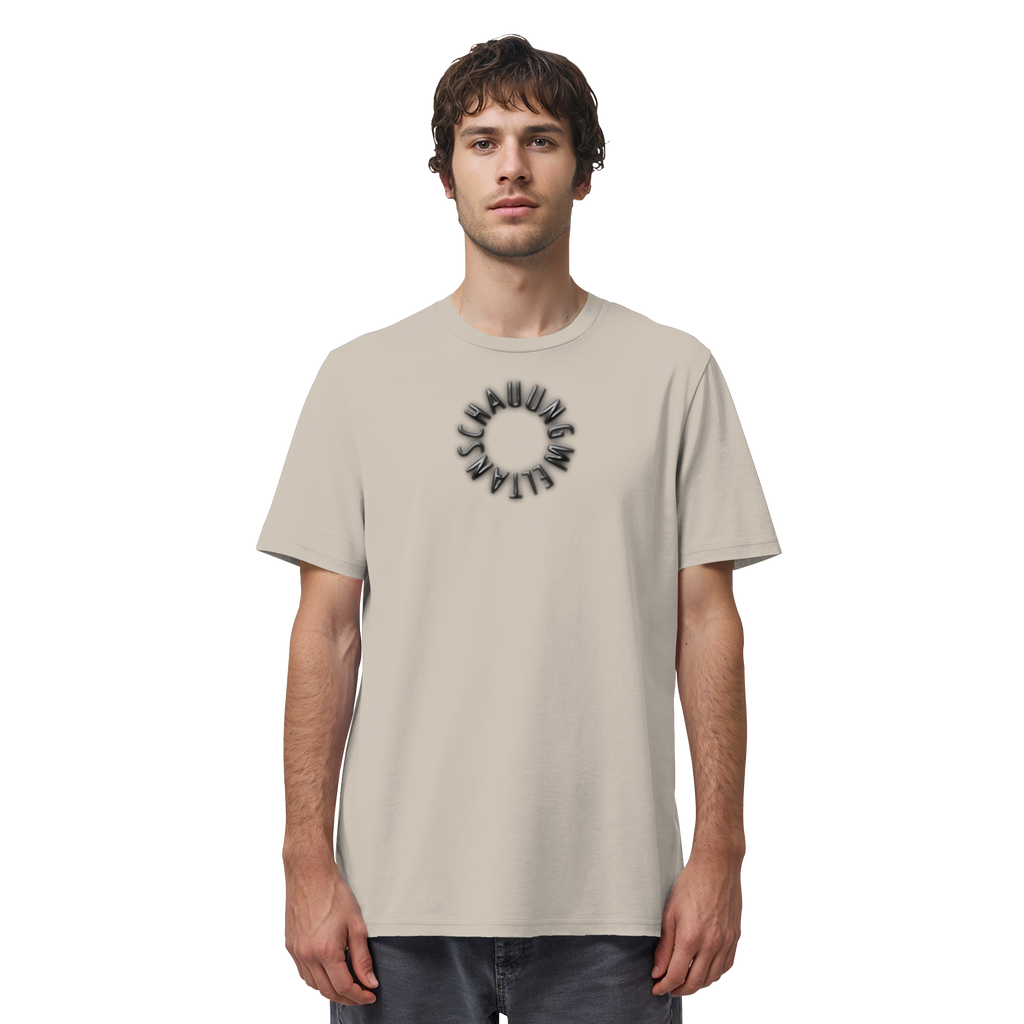 BLACK FRONT (K6) WELTANSCHAUUNG - Organic Shirt