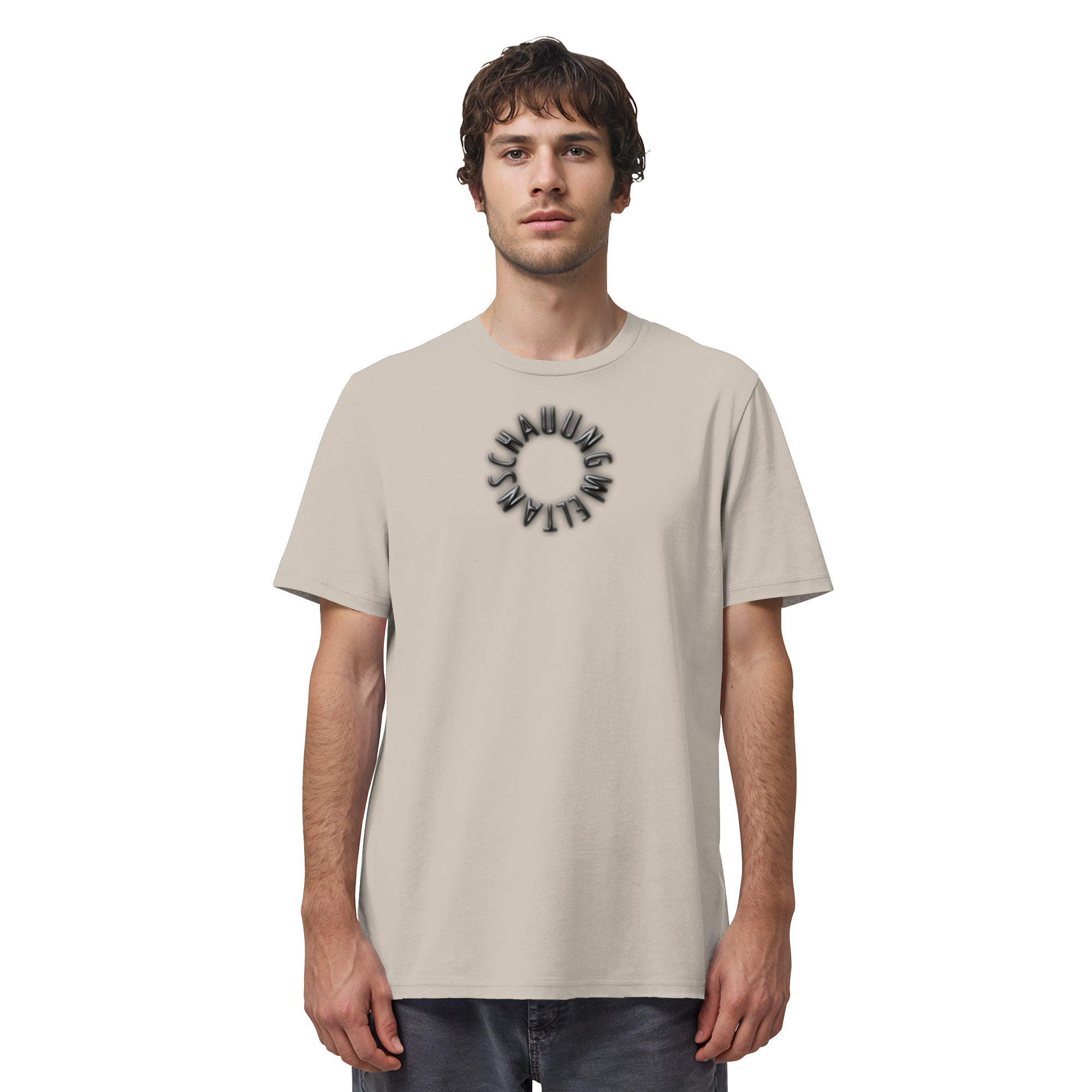 BLACK FRONT (K6) WELTANSCHAUUNG - Organic Shirt