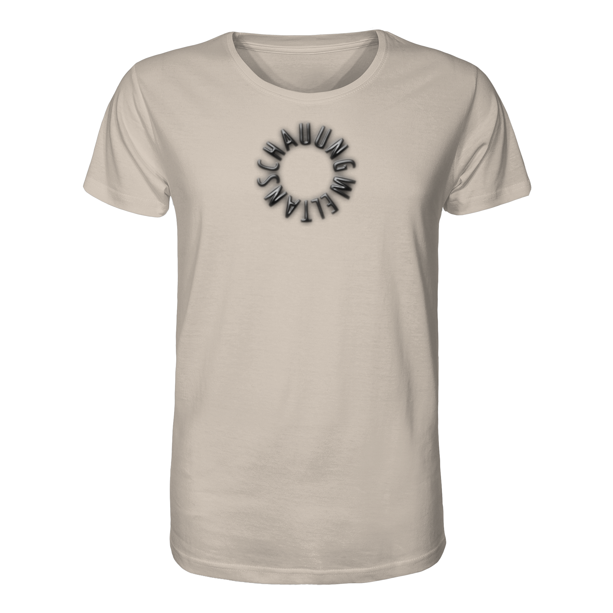 BLACK FRONT (K6) WELTANSCHAUUNG - Organic Shirt