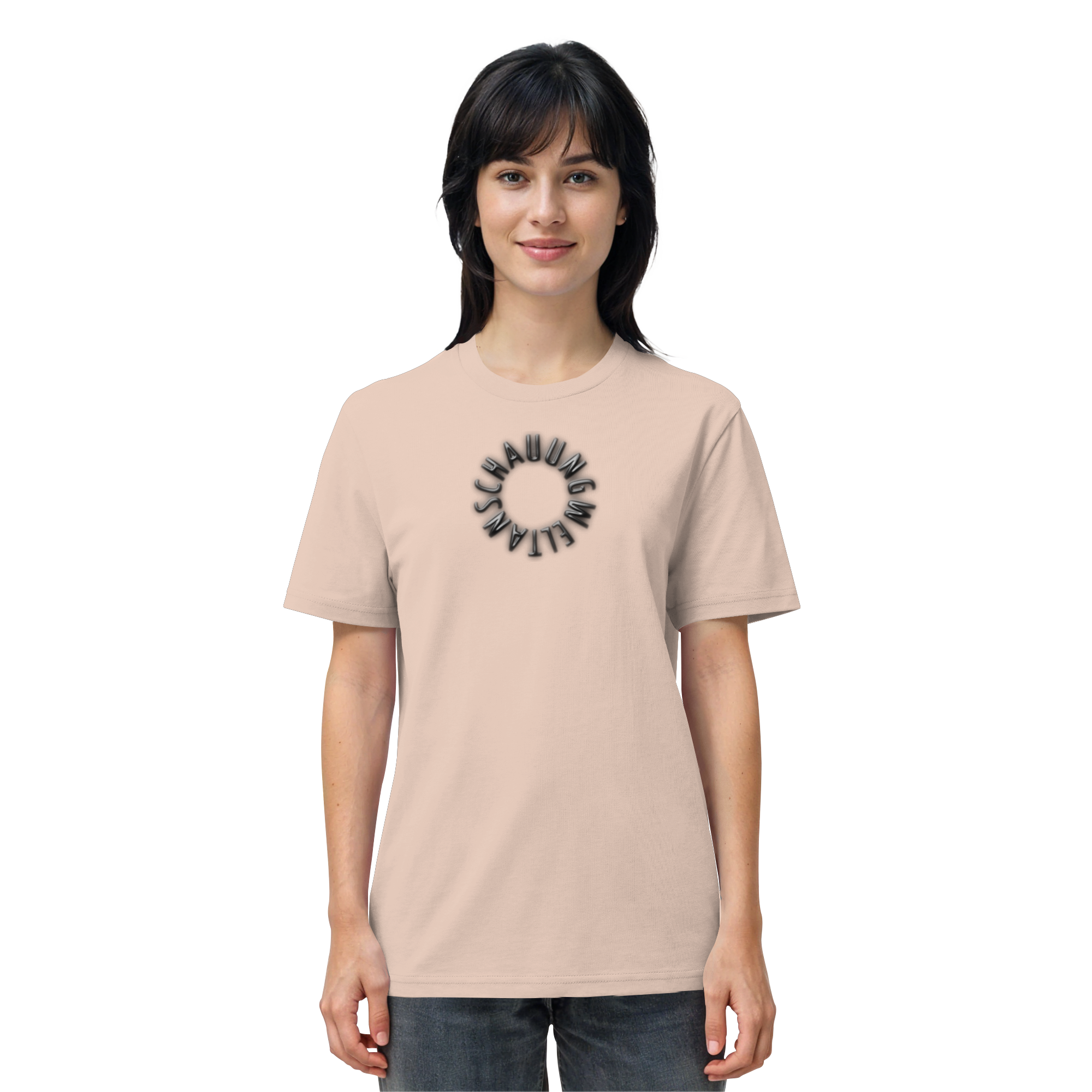 BLACK FRONT (K6) WELTANSCHAUUNG - Organic Shirt